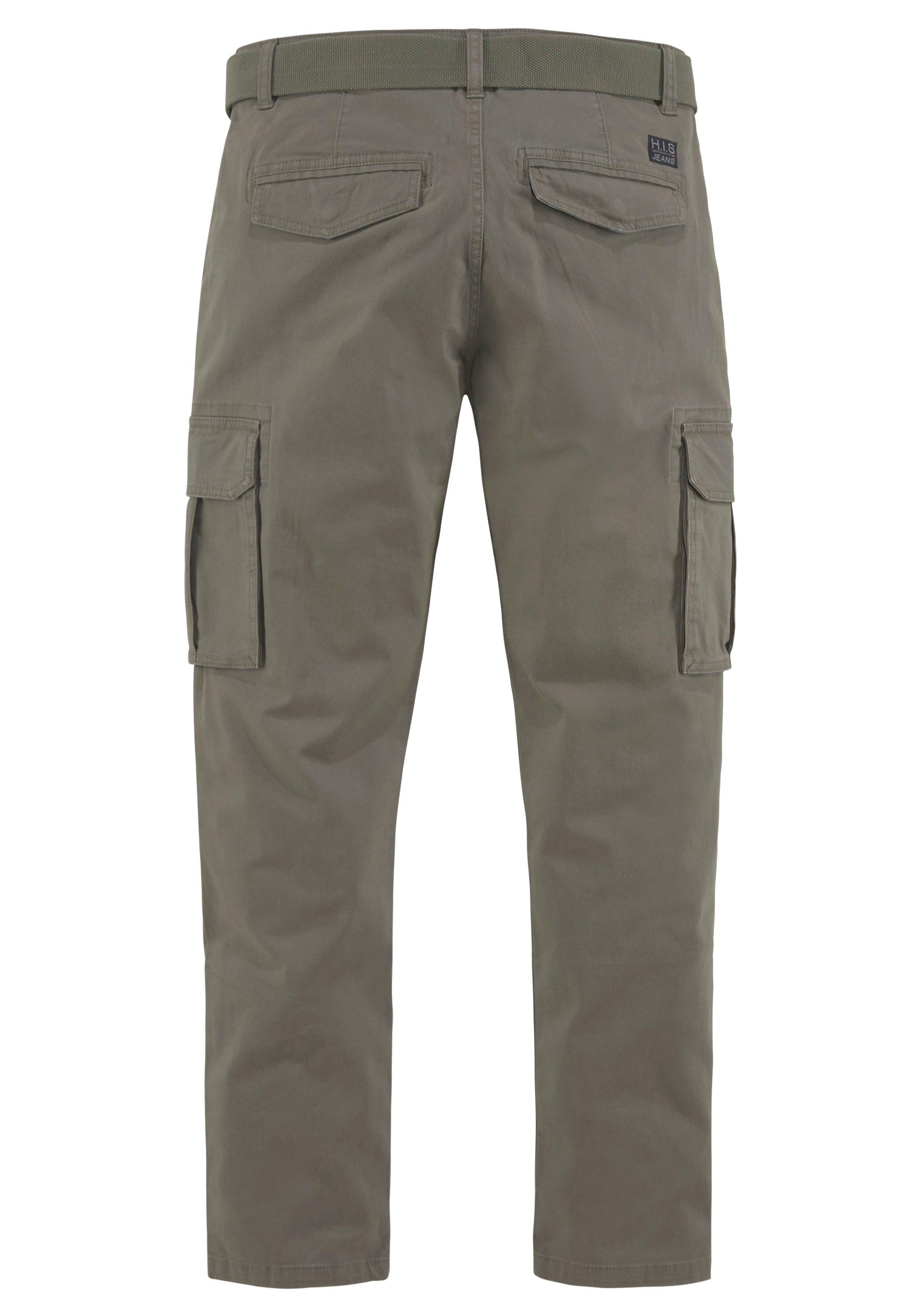 H.I.S Cargobroek (set, 2-delig, Met een afneembare riem)