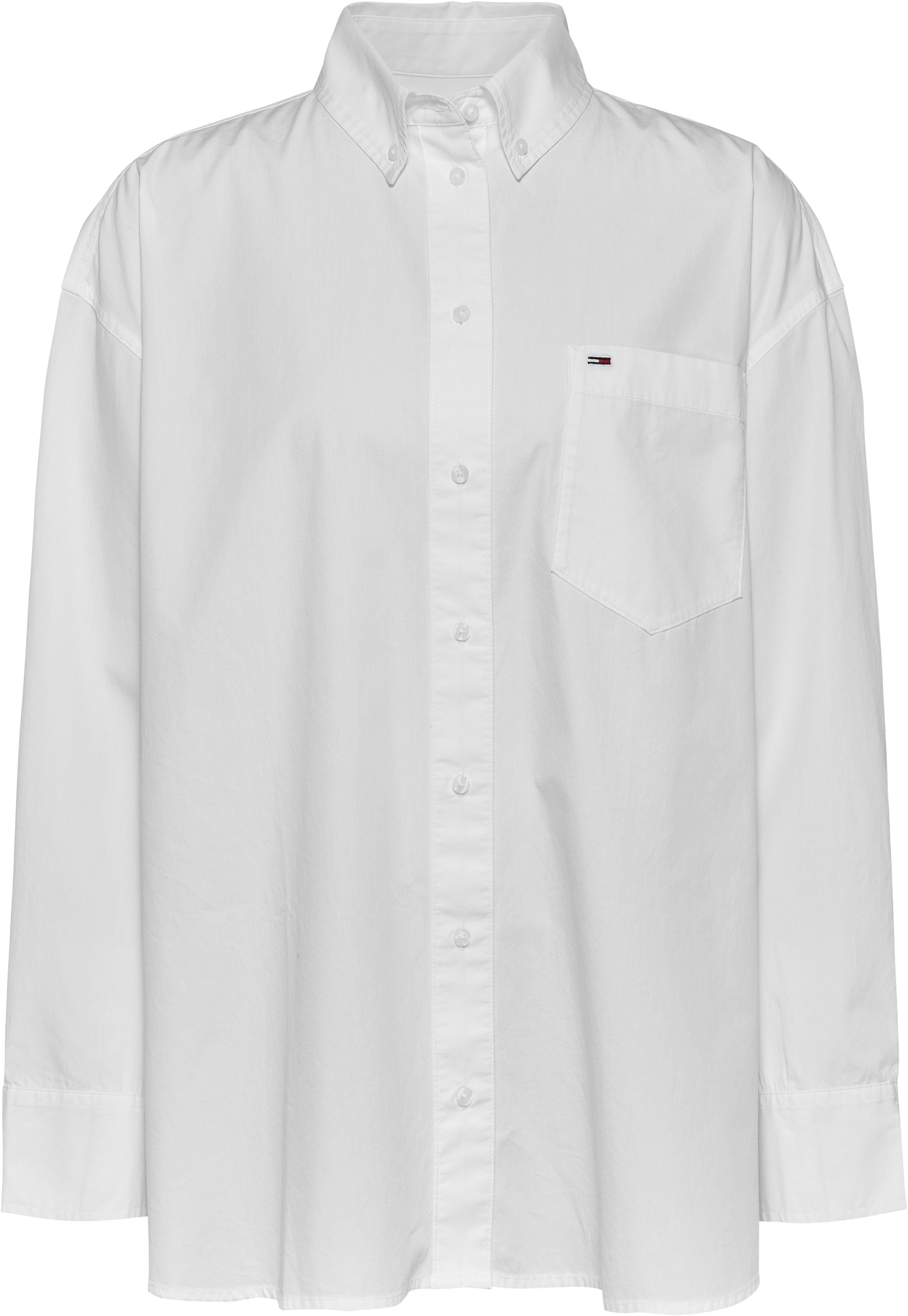 TOMMY JEANS Shirtblouse TJW OVS ESSENTIAL SHIRT EXT