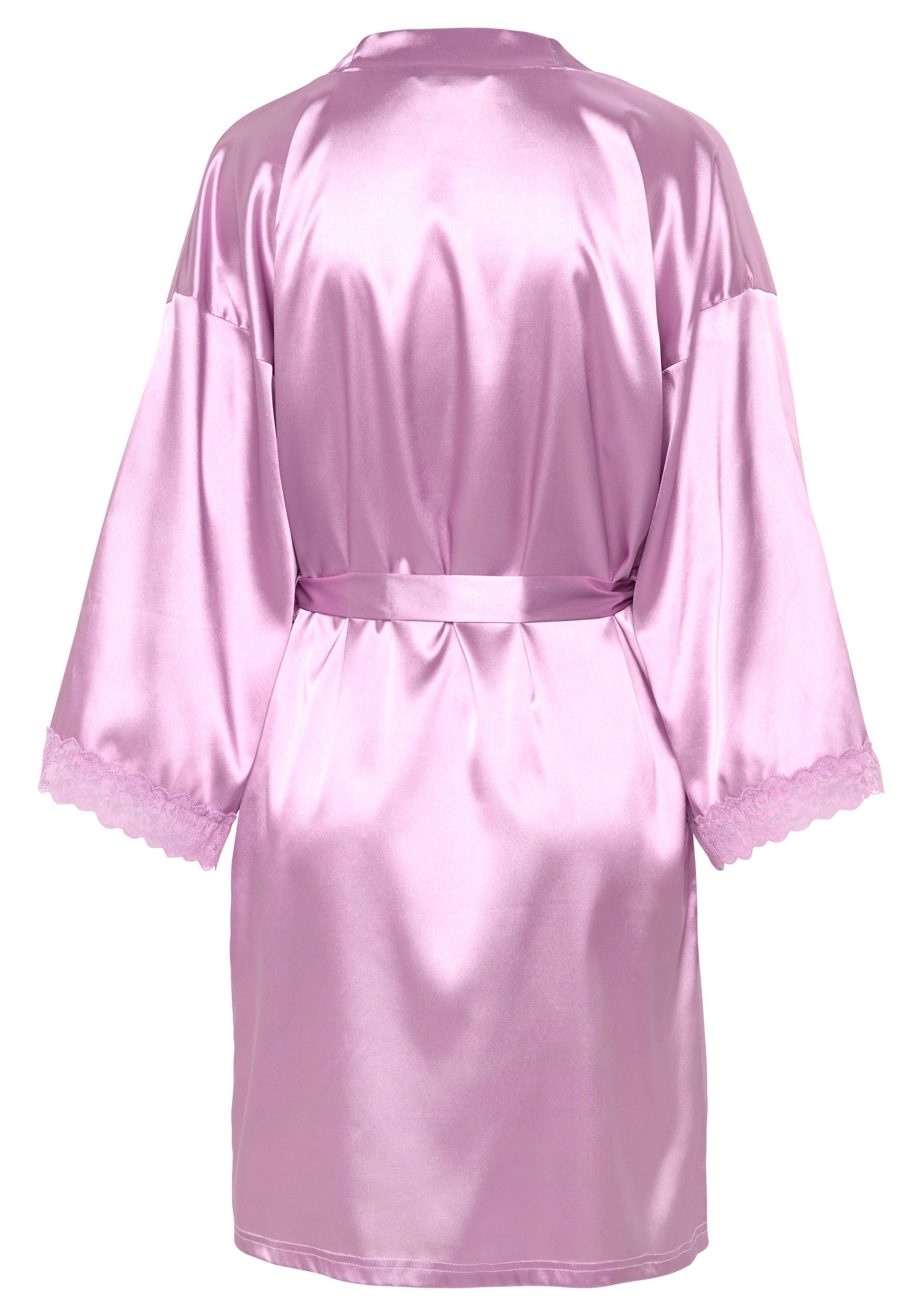 Vivance Dreams Kimono met kanten inzetten
