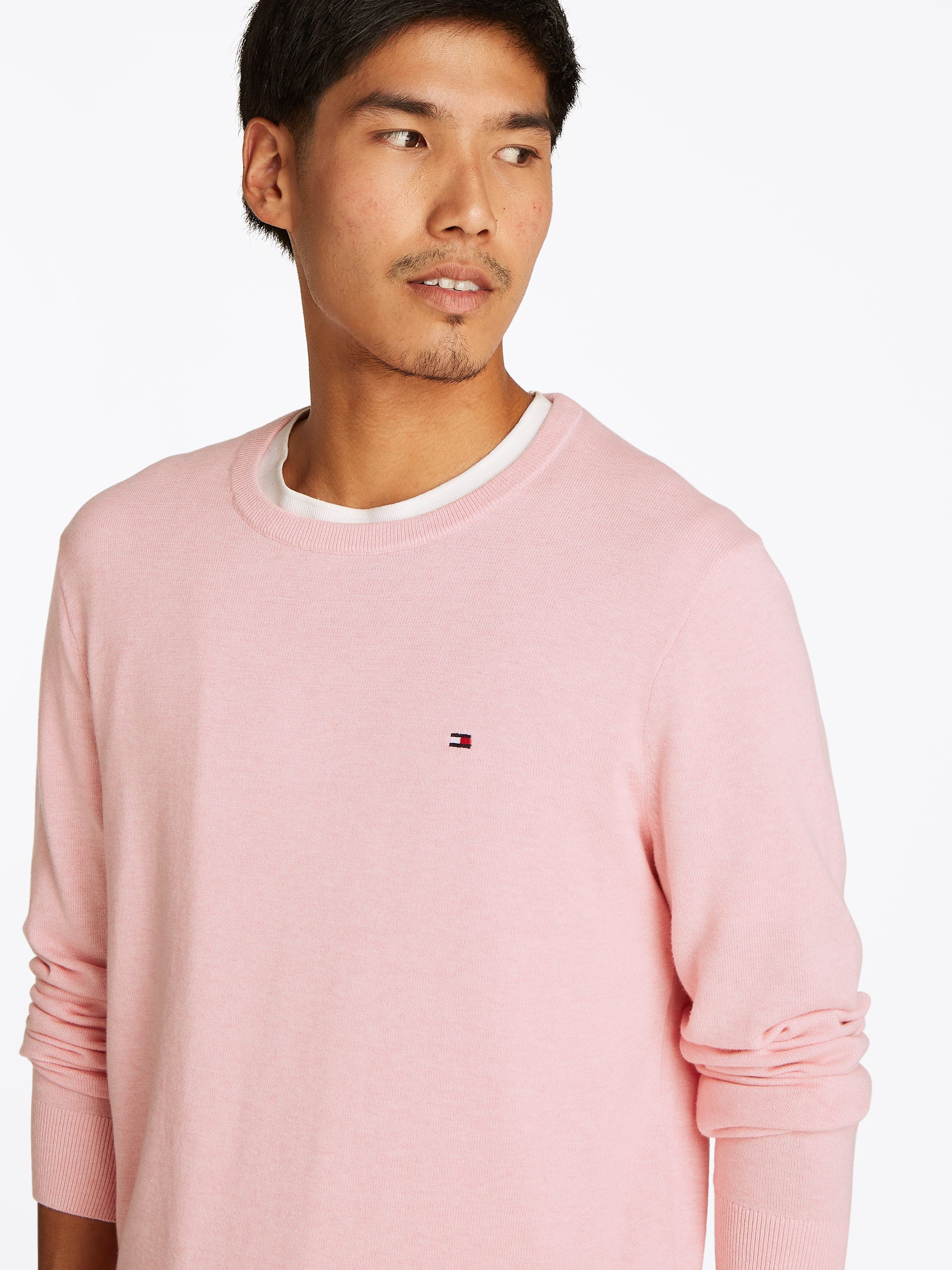 Tommy Hilfiger Trui met ronde hals ESSENTIAL COTTON CREW NECK