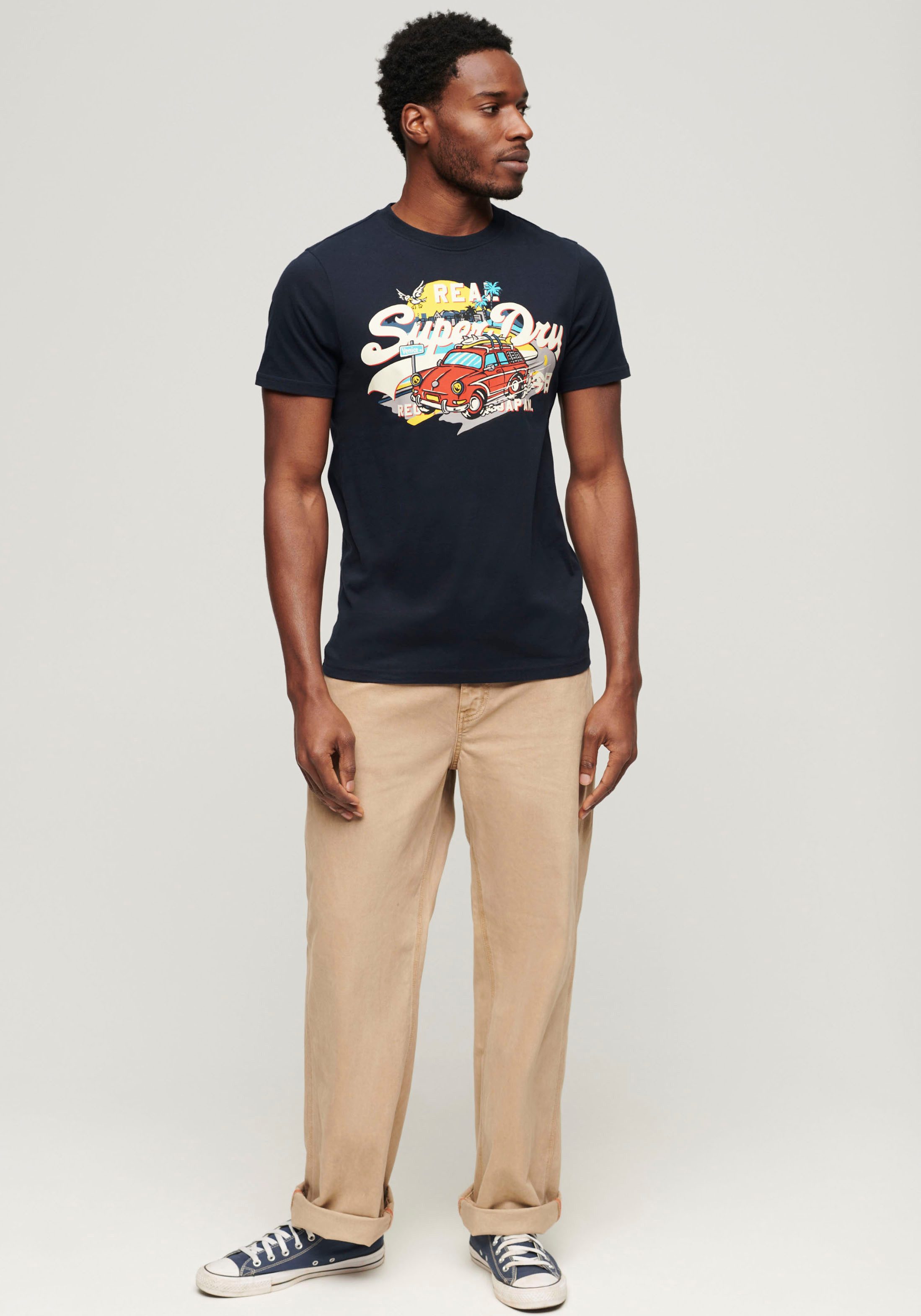 Superdry Shirt met print SD-LA VL GRAPHIC T SHIRT