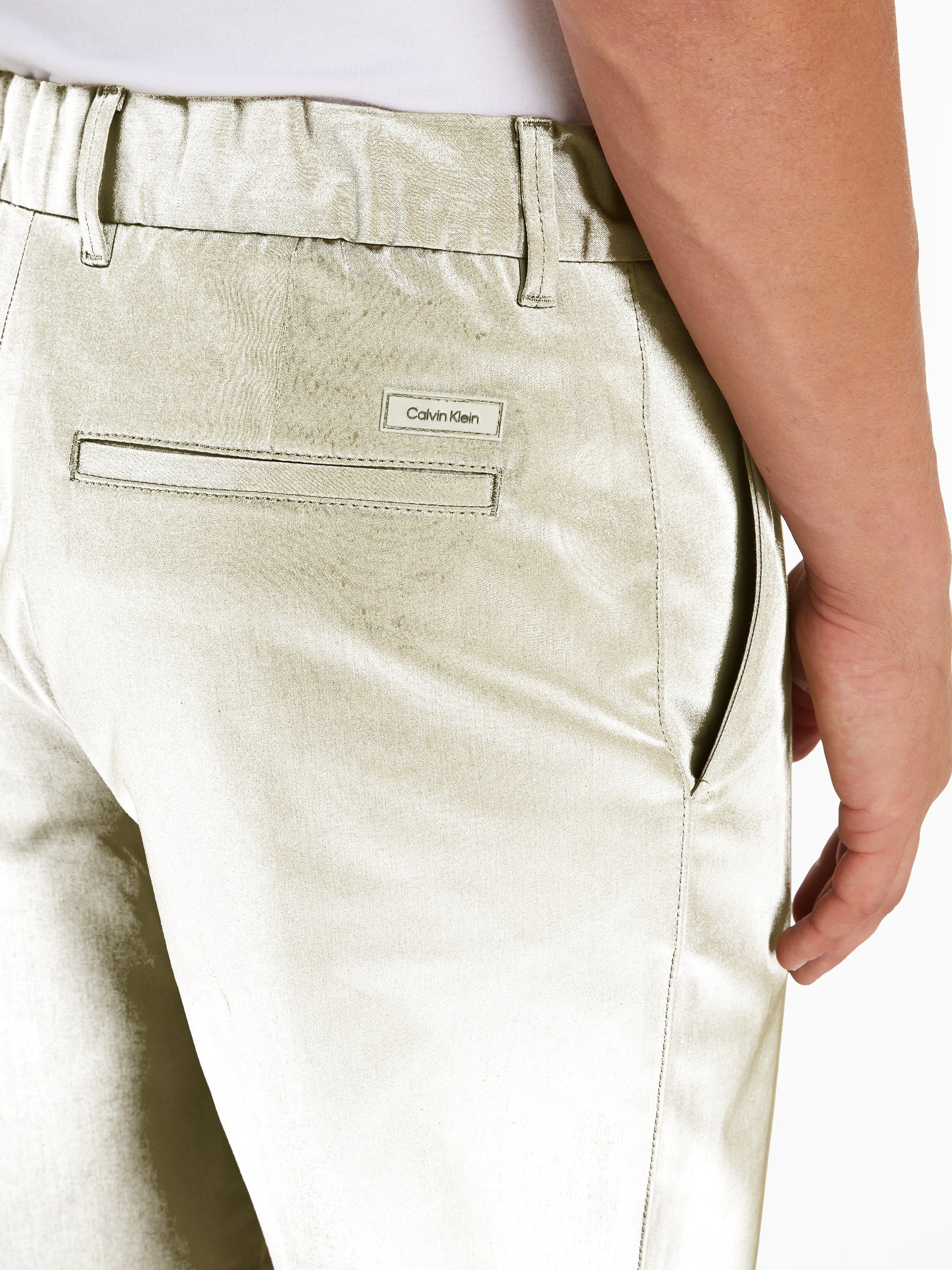 Calvin Klein Chino-short SATEEN STRETCH REGULAR STRAIGHT