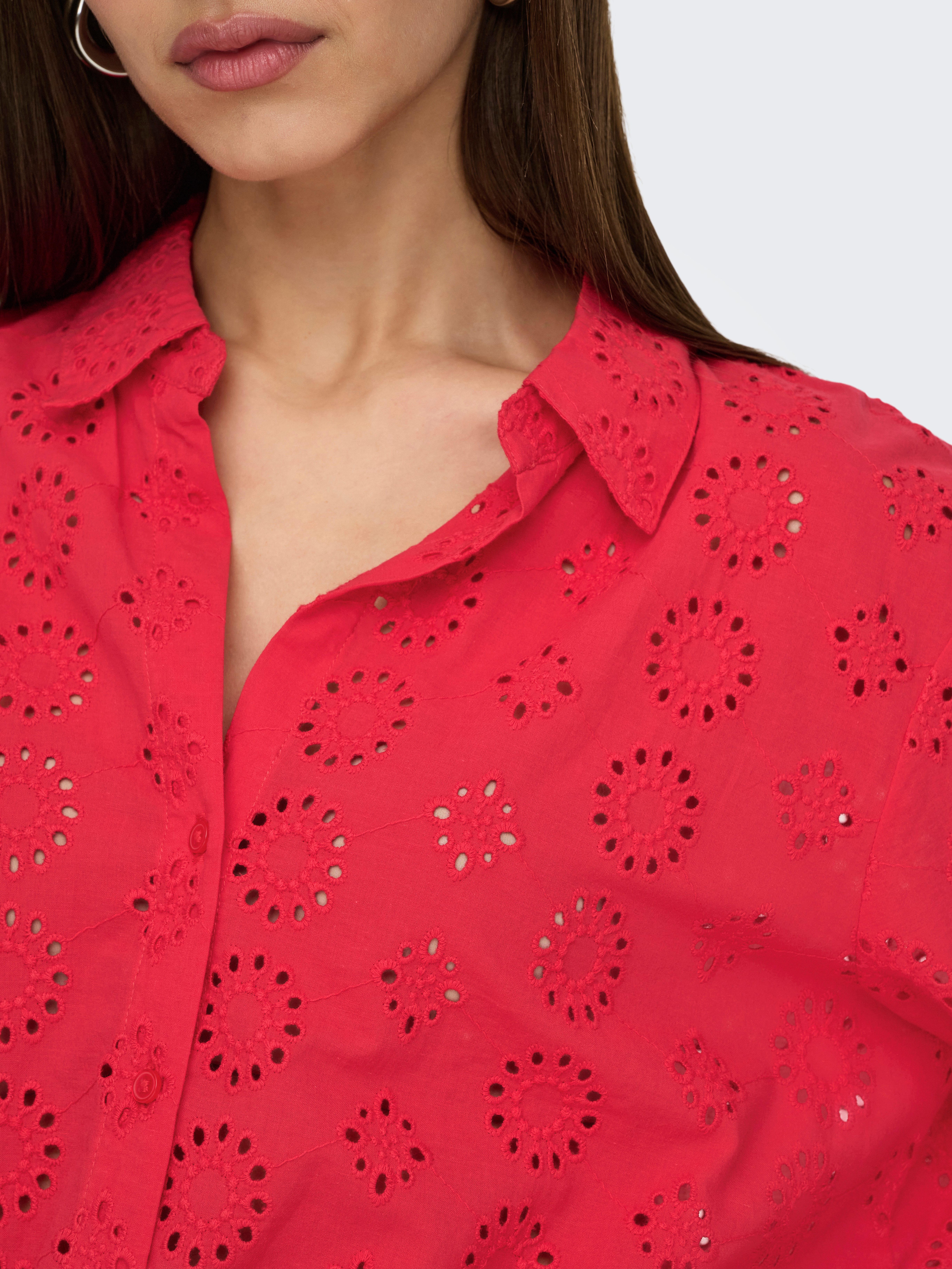JDY Overhemdblouse JDYTALLIE 3/4 LONG SHIRT WVN NOOS