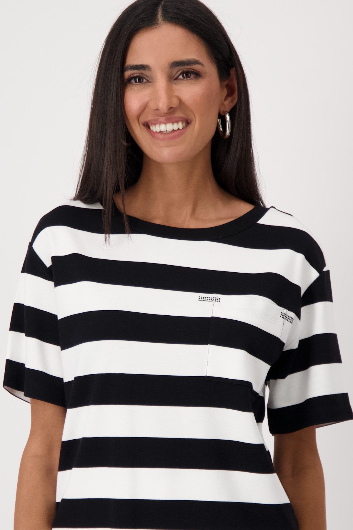 Monari Sweatshirt blokstreep