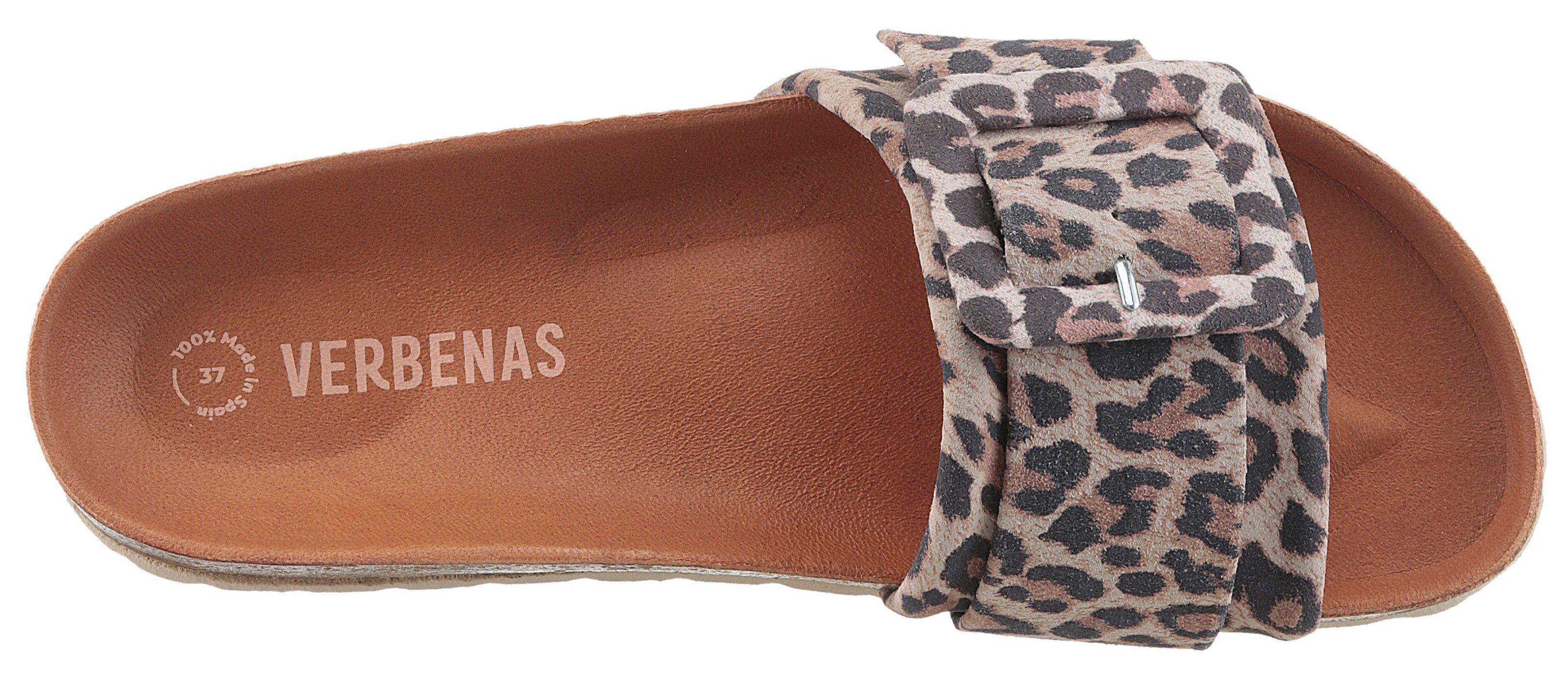 VERBENAS Slippers Reiko Leopardo Grande zomerschoen, slippers geschikt voor strand- en zwemuitstapjes