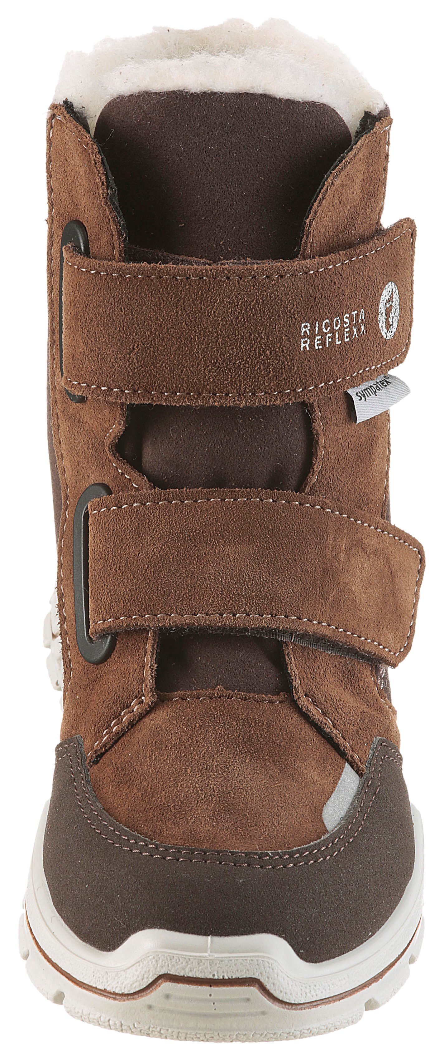 Ricosta Winterlaarzen JANEK 50 WMS: wijd Snowboots, klittenbandlaarzen met Sympatex, maatsjabloon om te downloaden