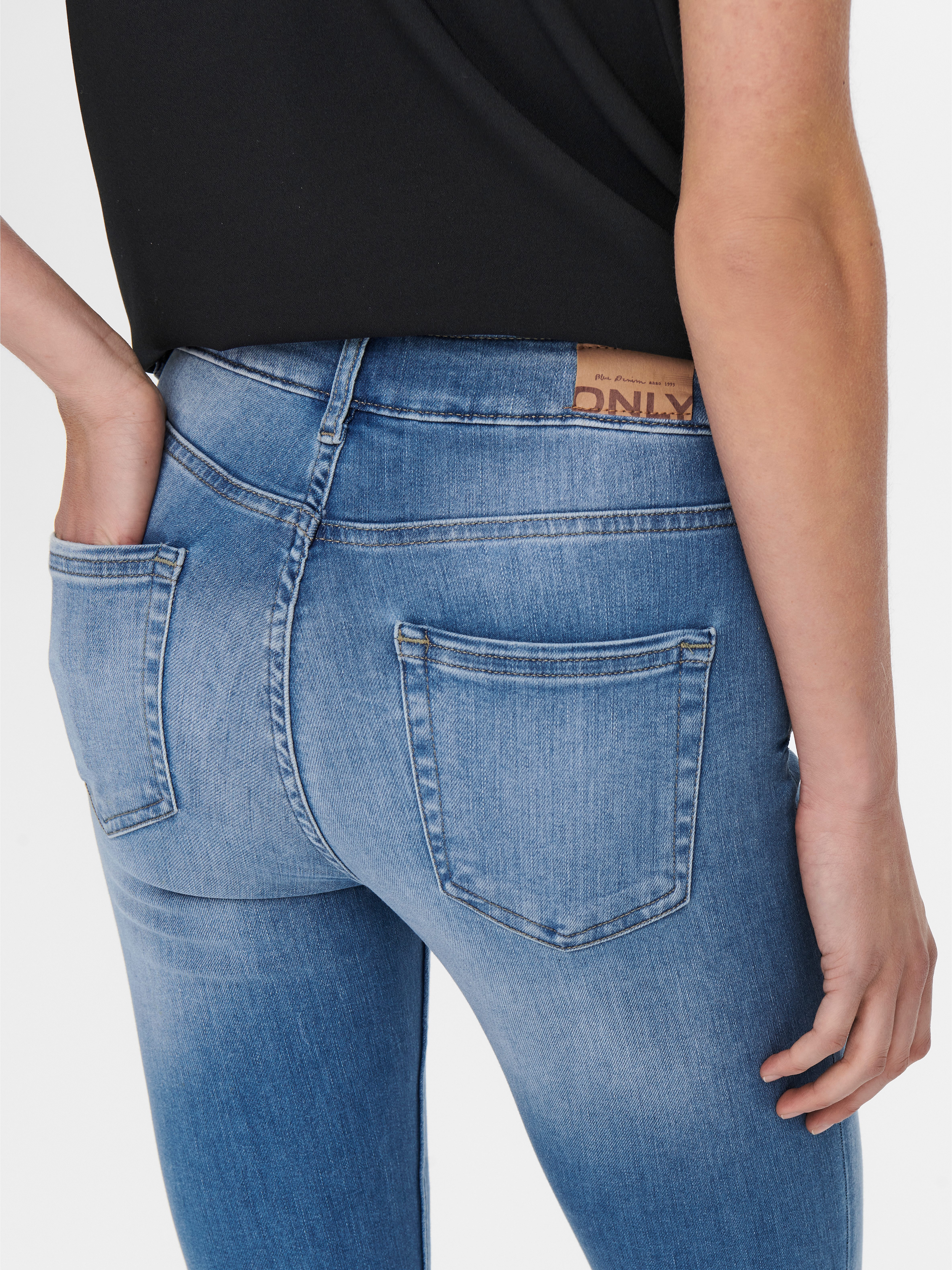 Only Skinny fit jeans ONLBLUSH MID SKINNY ANKLE ZIP DNM BOX