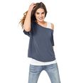 linea tesini by heine 2-in-1-shirt shirt (2-delig) blauw