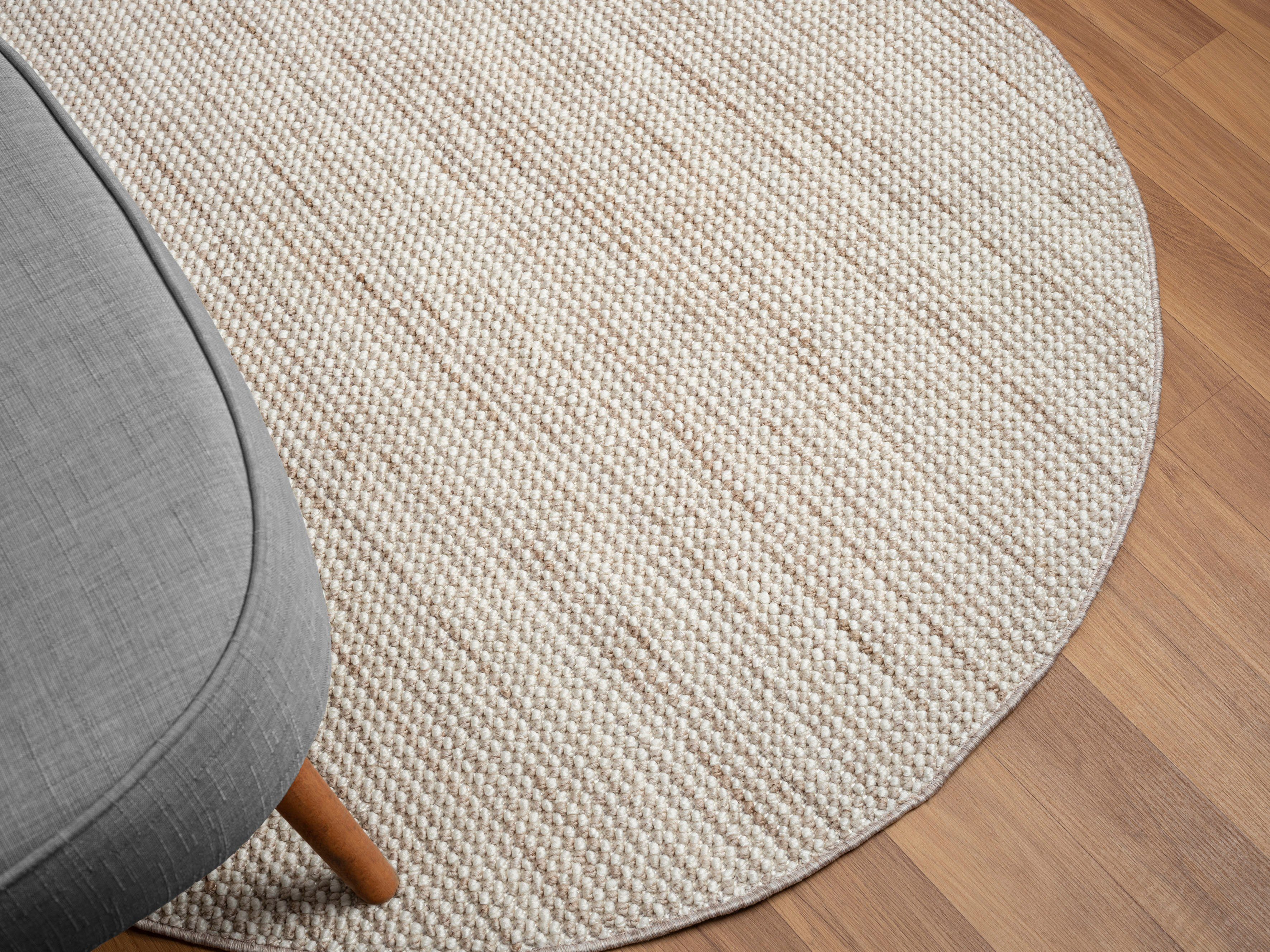 Myflair Möbel & Accessoires Vloerkleed AVA Uni kleuren, gemêleerd, sisal-look, ook verkrijgbaar in rechthoekig