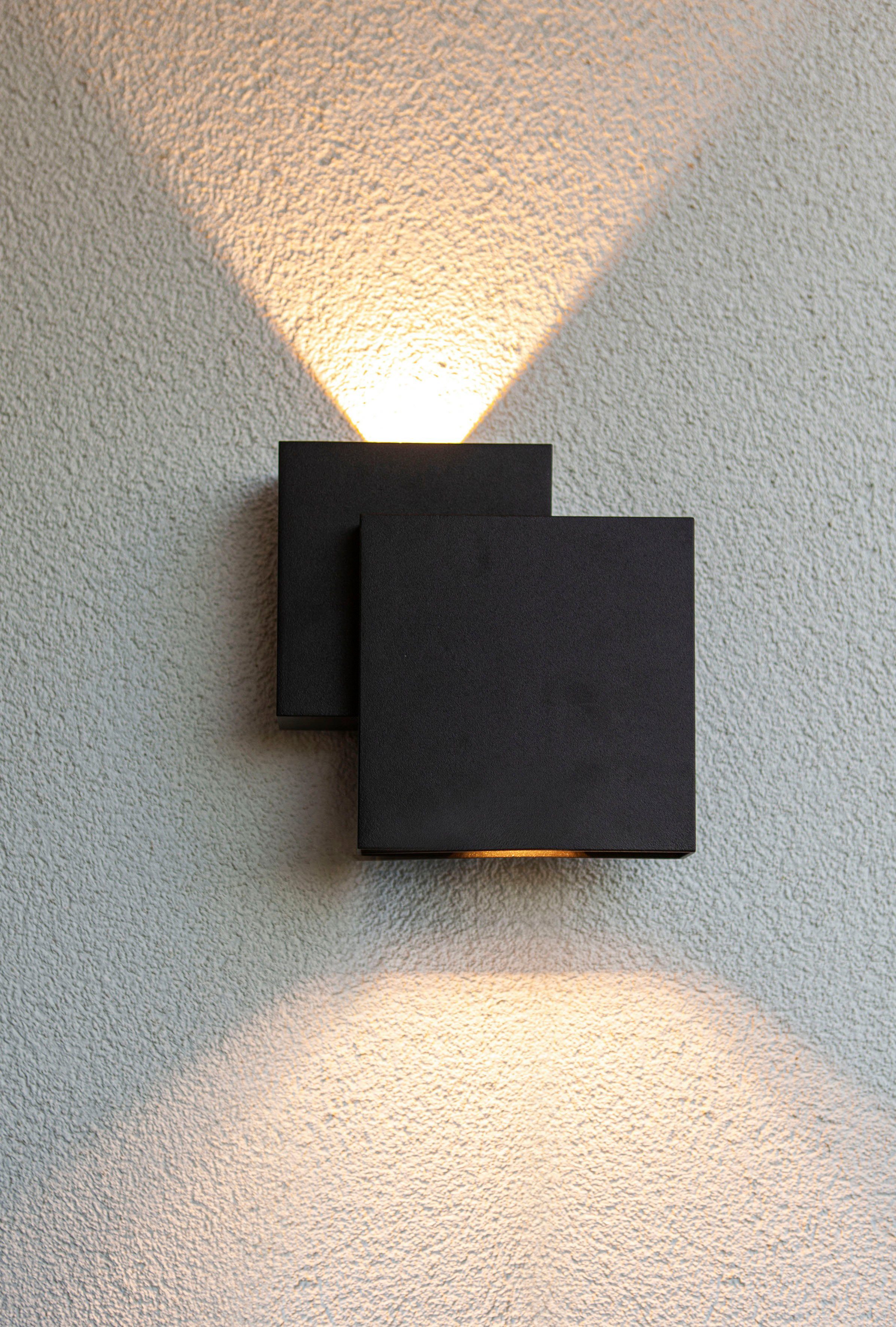 LUTEC Ledplafondlamp voor buiten Rialto uniek design, direct & indirect licht (1 stuk)