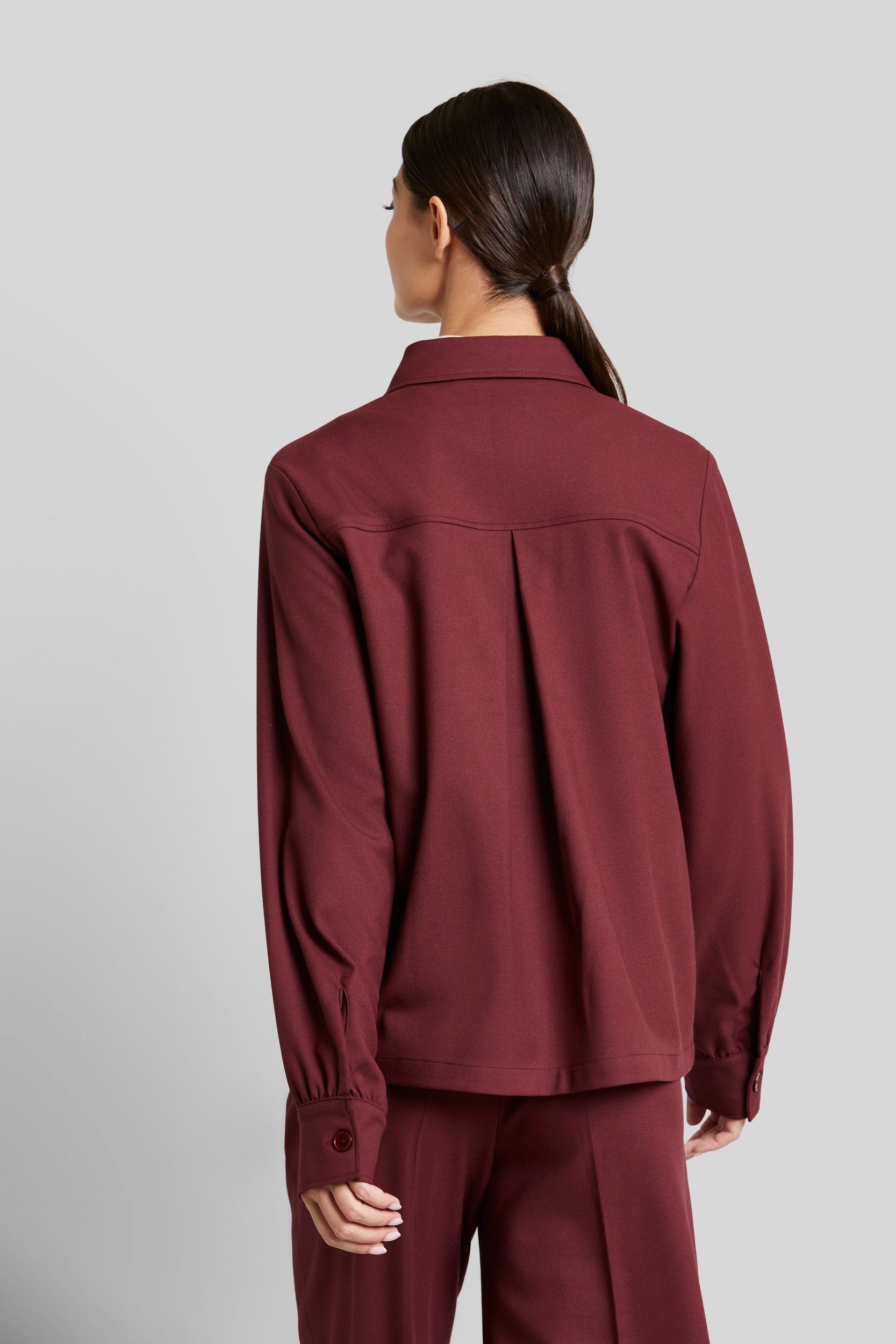 Bugatti Blouse met lange mouwen met 1-knoopsmanchet