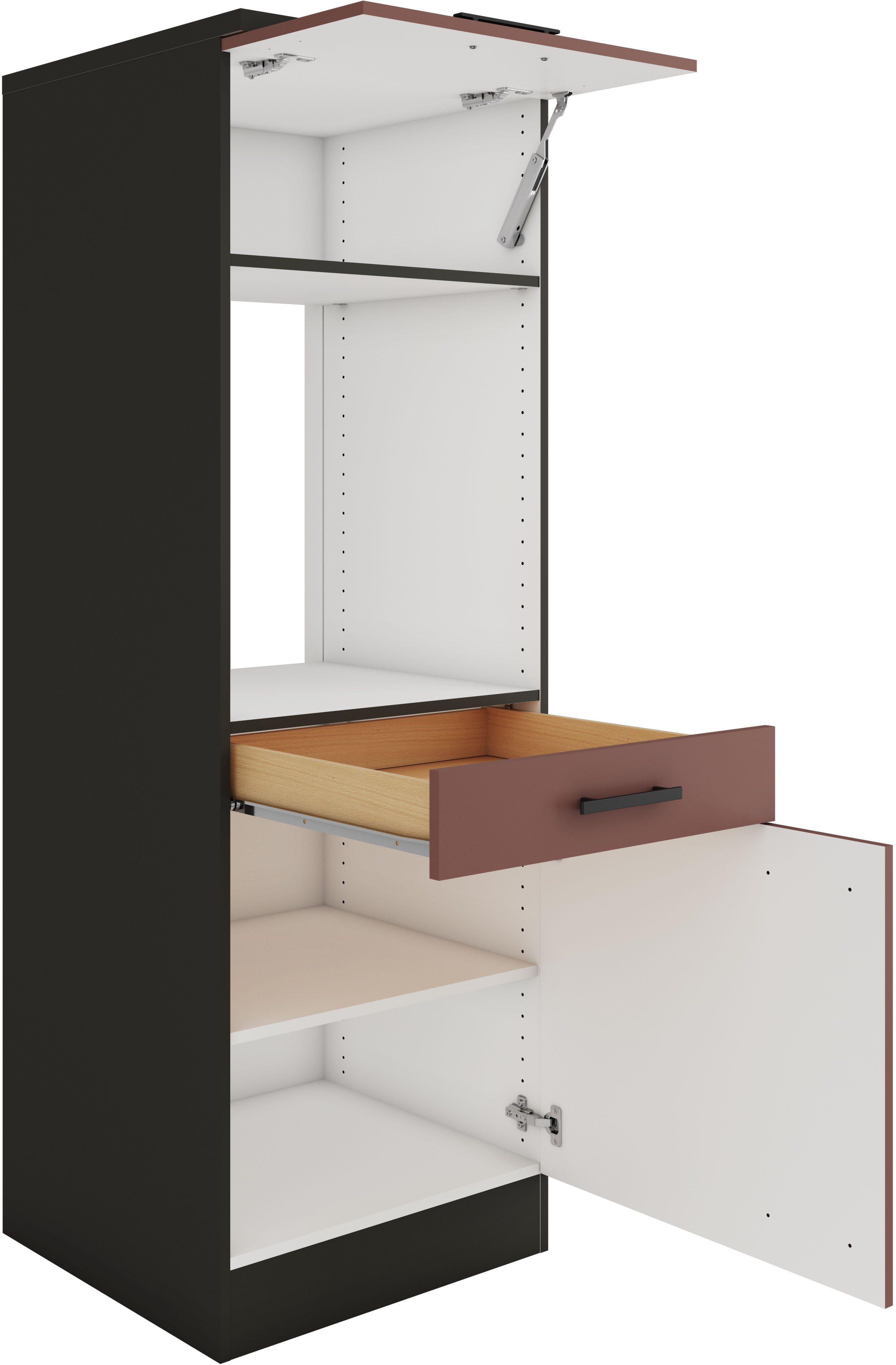 OPTIFIT Halfhoge kast Palma Breedte 60 cm niche-afmetingen voor ovens B/D/H 56,7/55,5/59,2 cm