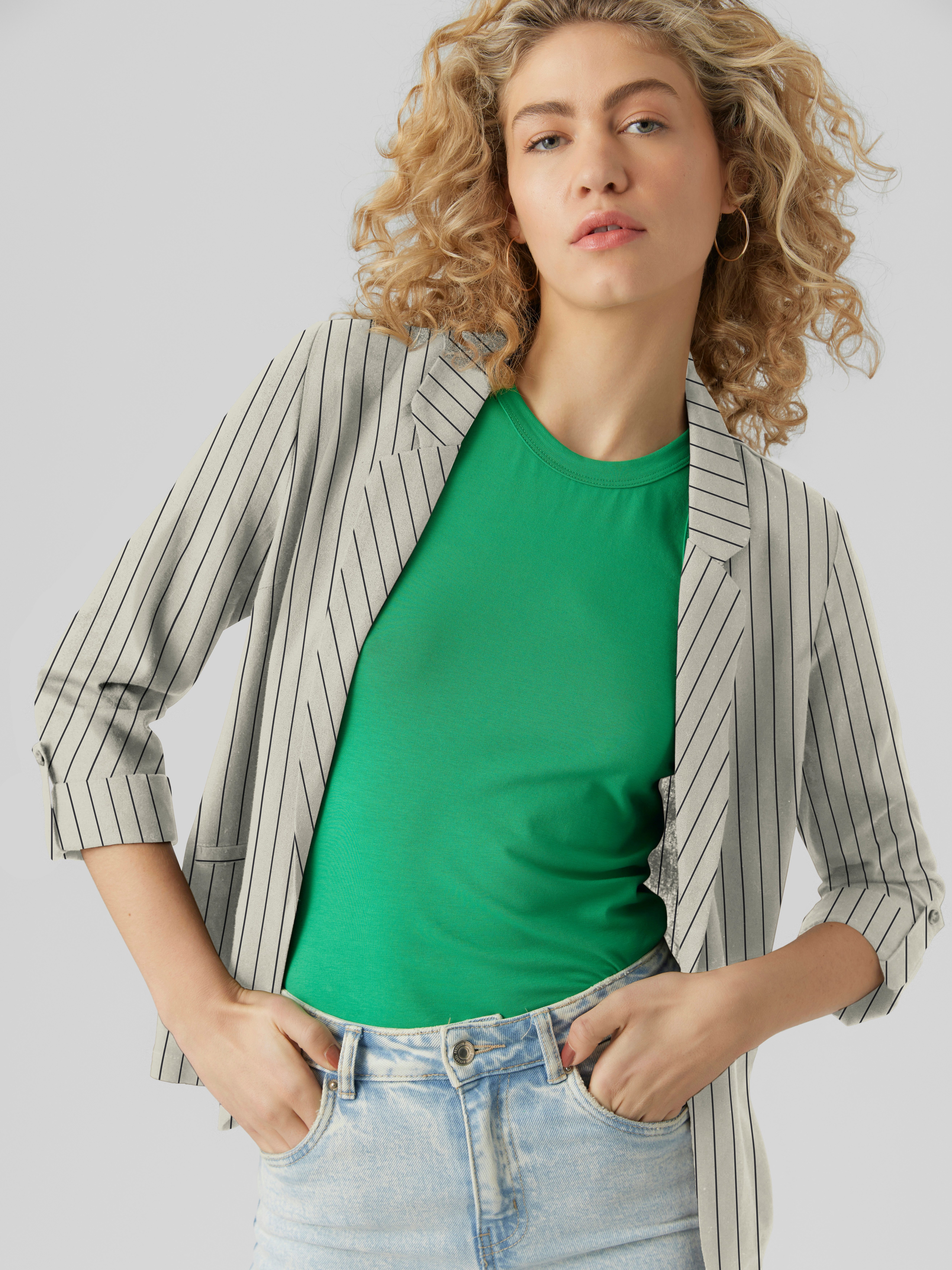Vero Moda Korte blazer VMJESMILO 3/4 LOOSE BLAZER WVN GA NOOS