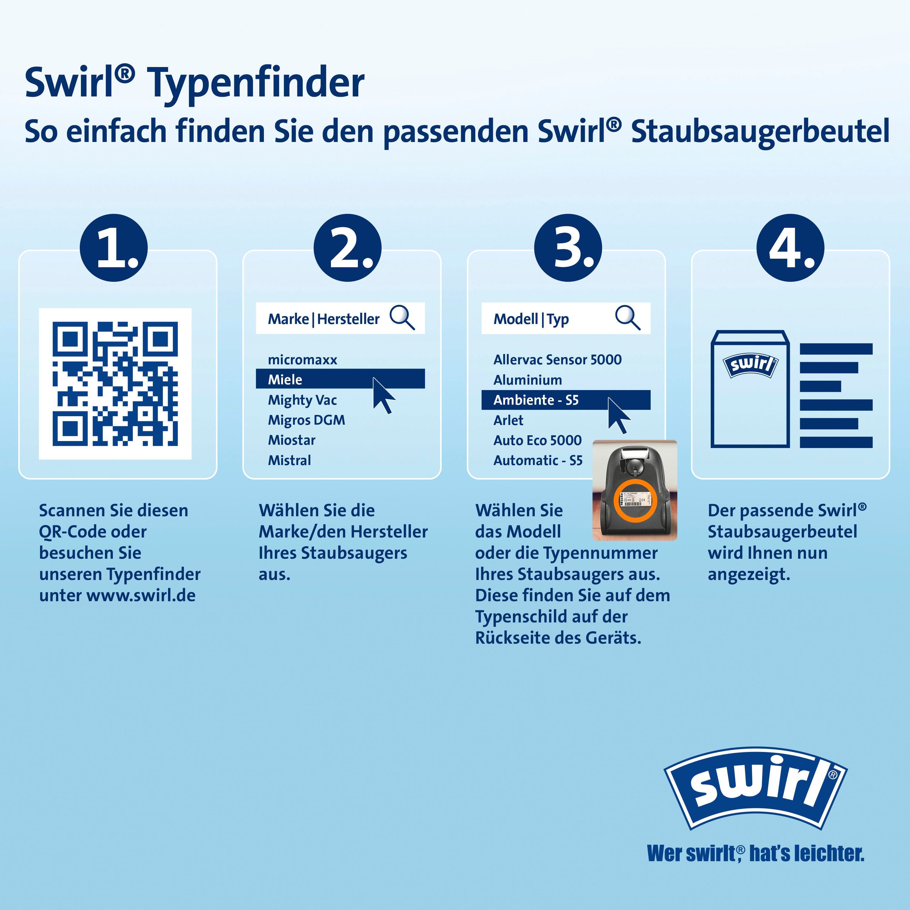Swirl Stofzuigerzak Swirl® S 73 (set)