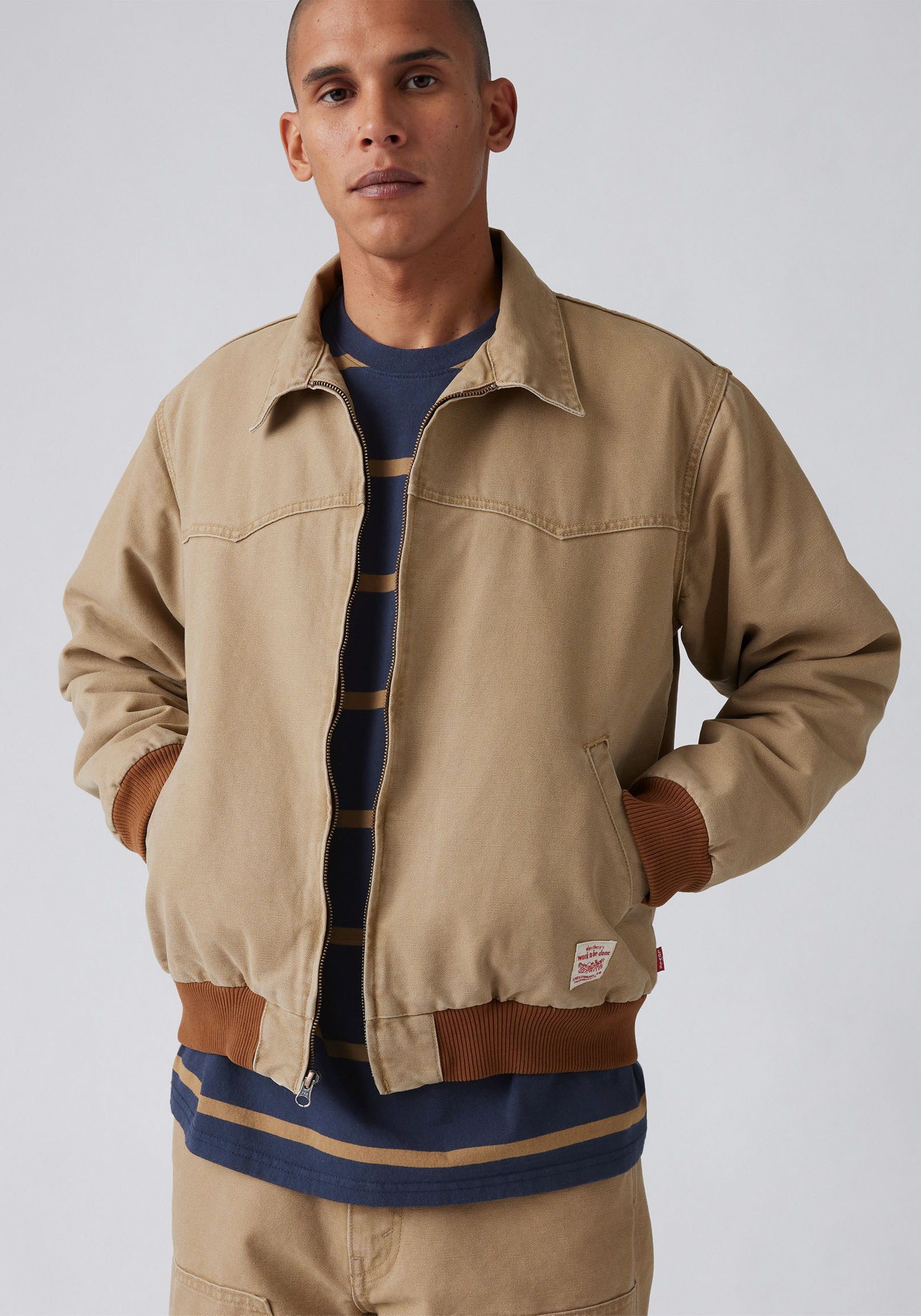 Levi's® Jeansjack met ribboorden