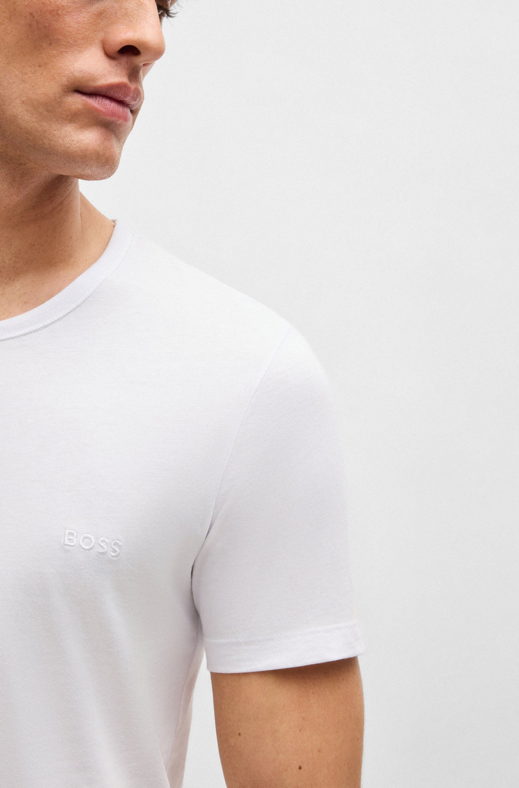 BOSS T-shirt Ronde hals BOSS ONE x David Beckham (3-delig, Set van 3)