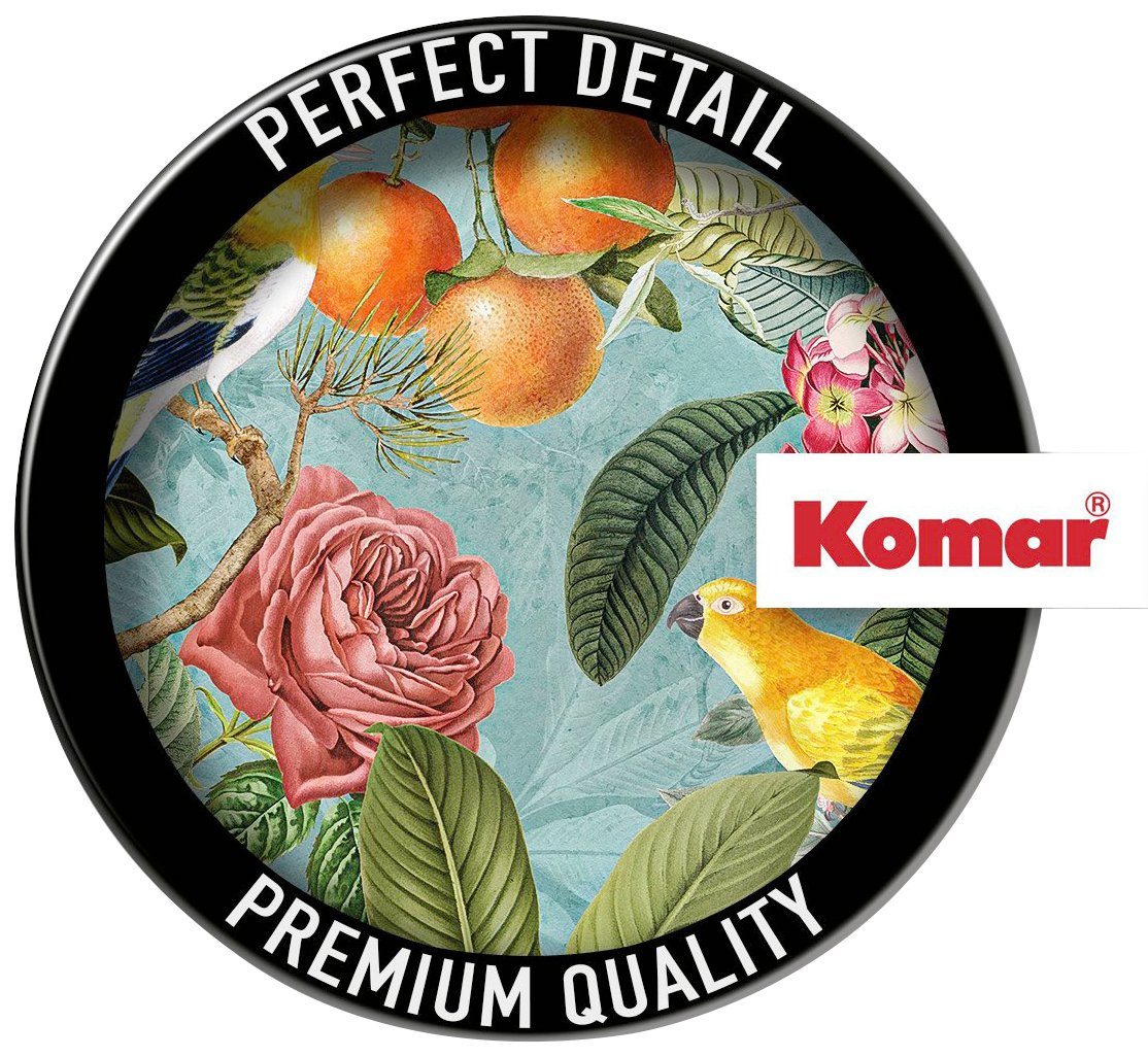Komar Vliesbehang Digitale print vlies - Birds and Berries - Afmeting 200 x 250 cm (1 stuk)