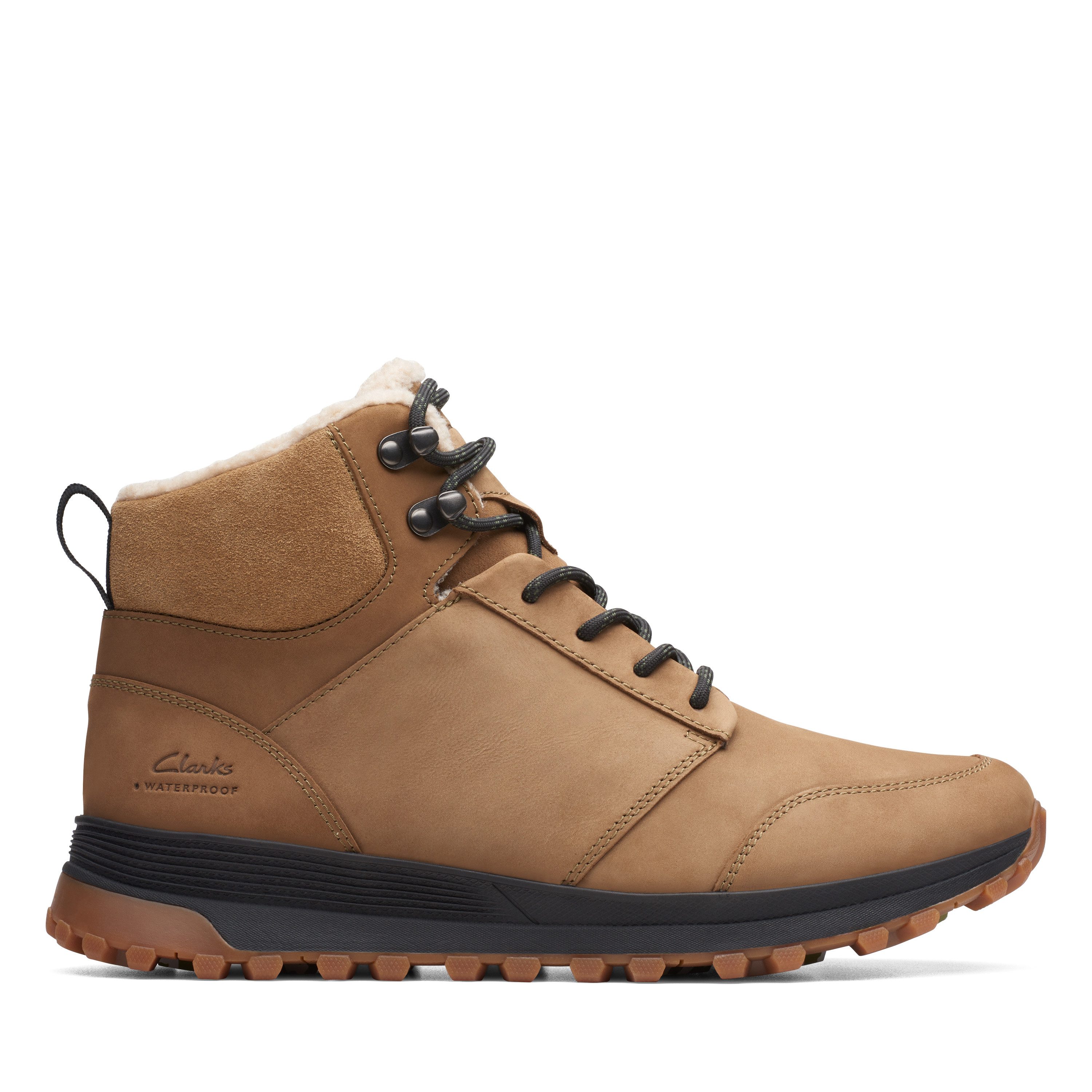 Clarks Veterlaarzen ATL Trek Up WP Wandelboots, veterschoenen, winterlaarzen met verwisselbare binnenzool