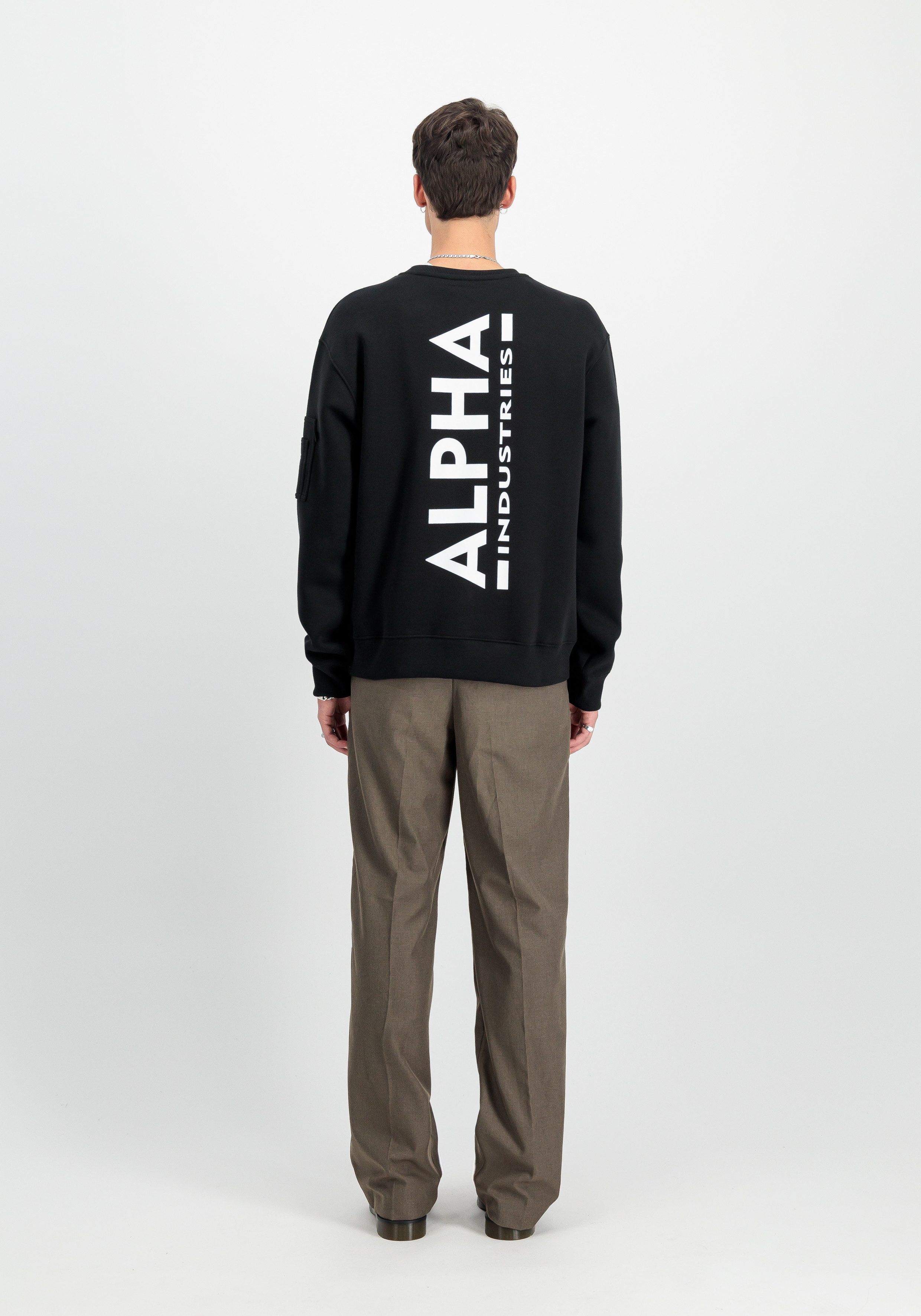 Alpha Industries Sweatshirt Back Print Crewneck