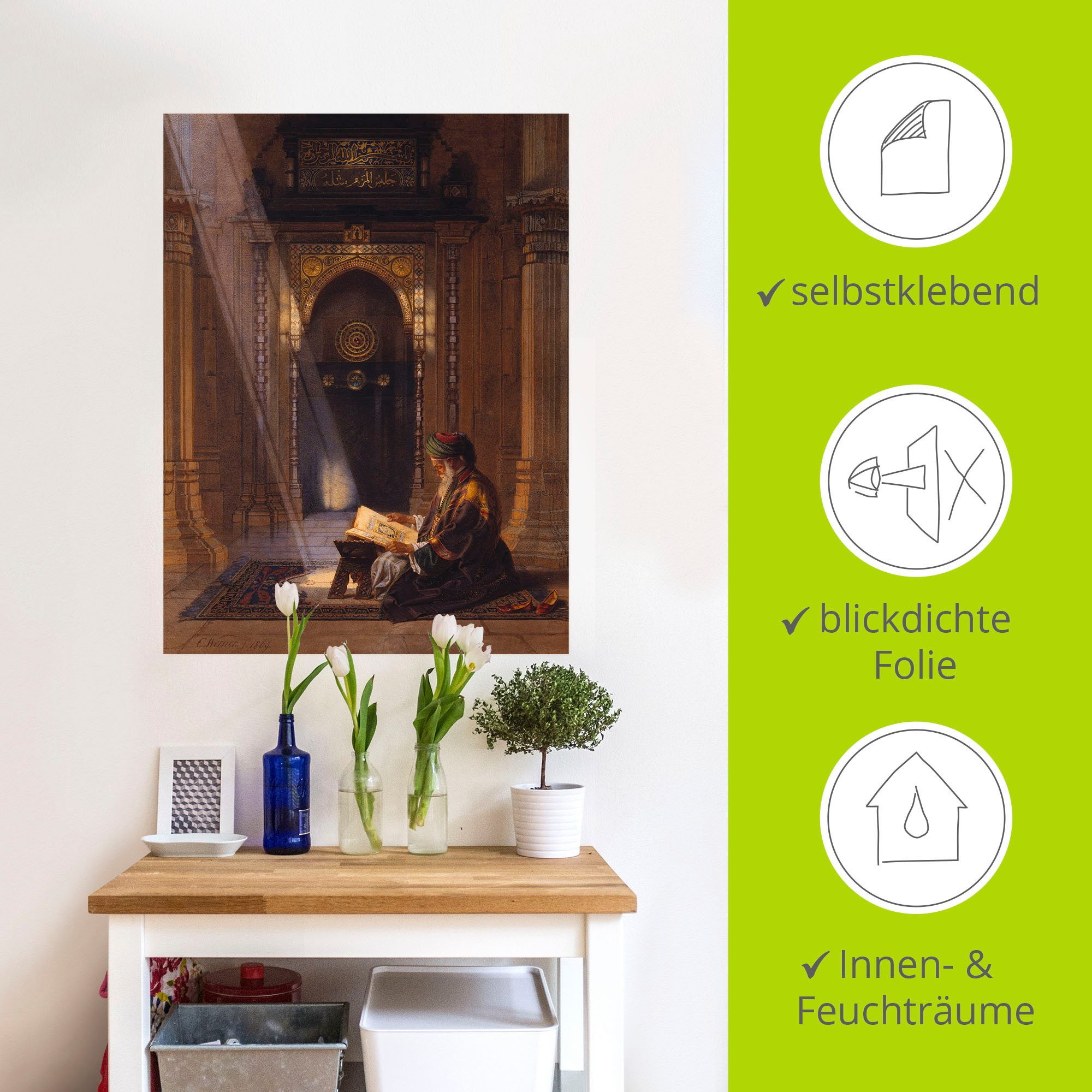Artland Artprint In de moskee. als artprint op linnen, poster, muursticker in verschillende maten