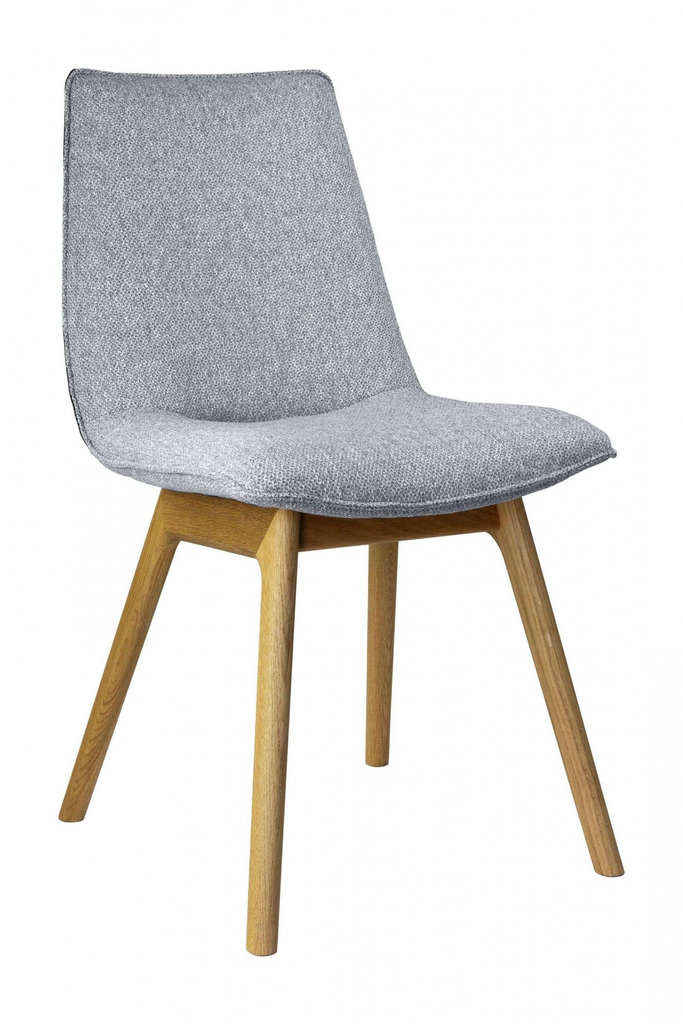 andas Eetkamerstoel Ramon met massief houten poten, verschillende stoffen (set, 2 stuks)