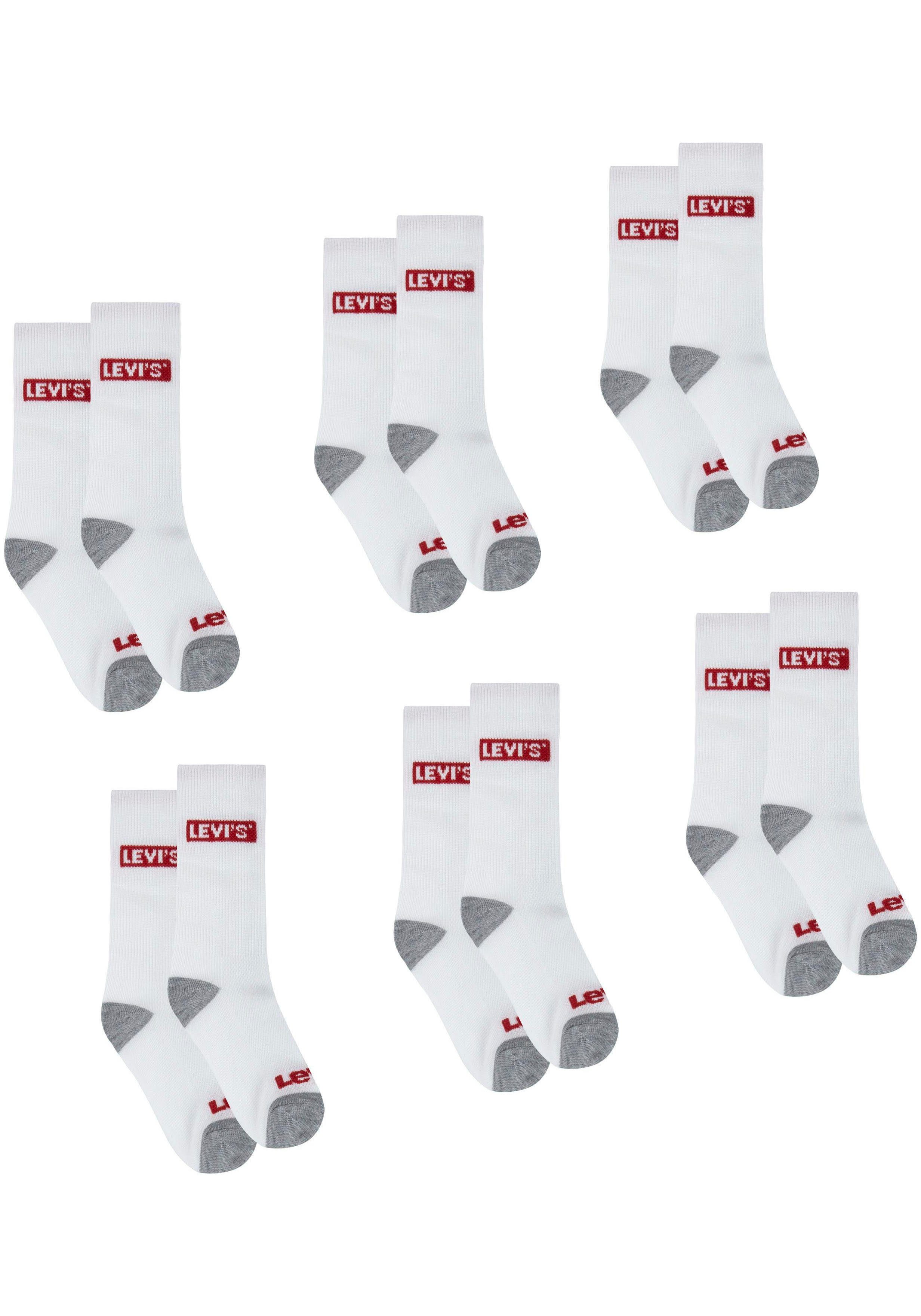Levi's Kidswear Sokken LHN BOX TAB HIGH CUT 6PK (set 6 paar)