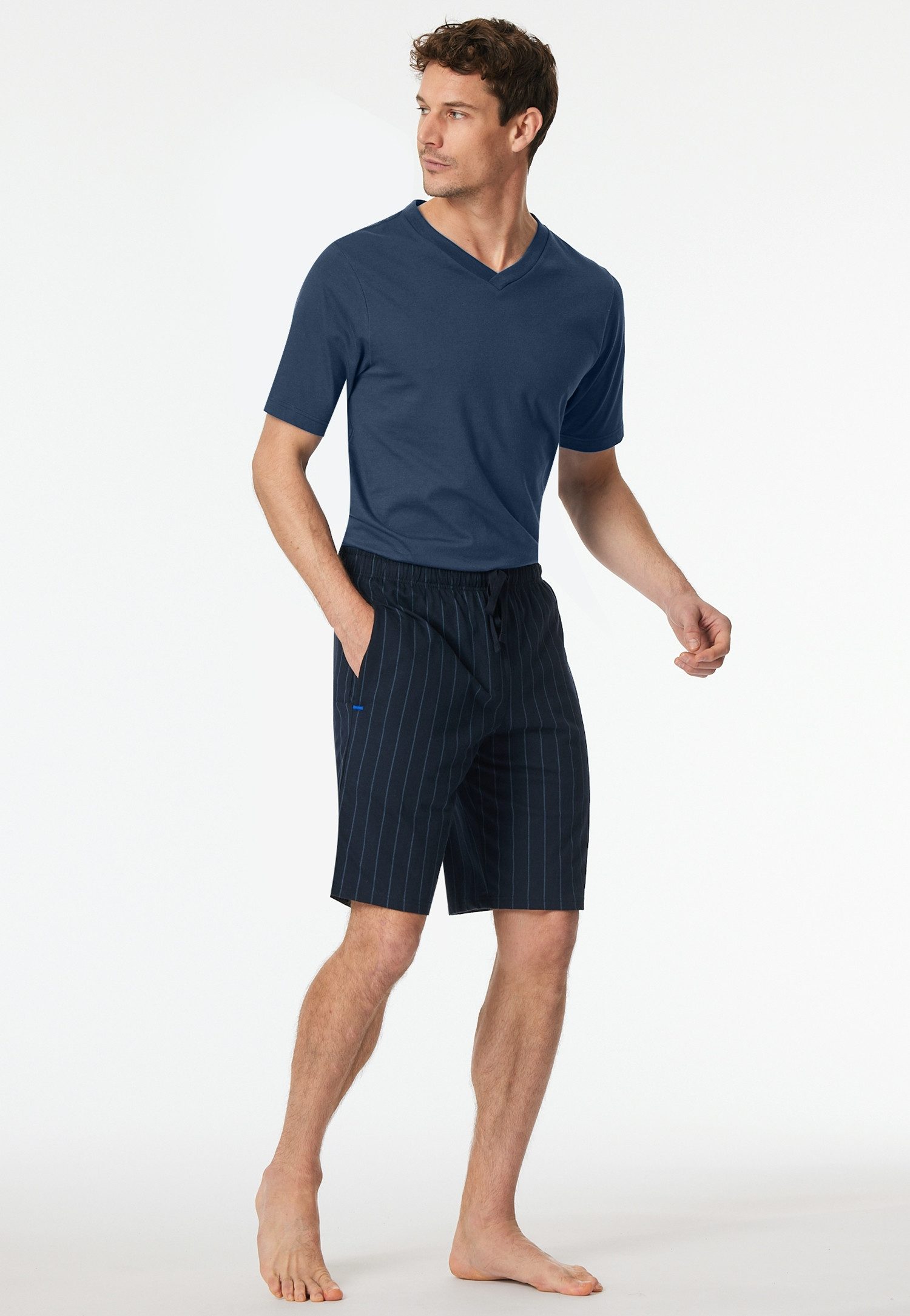 Schiesser Pyjamabroek Mix + Relax met zakken opzij
