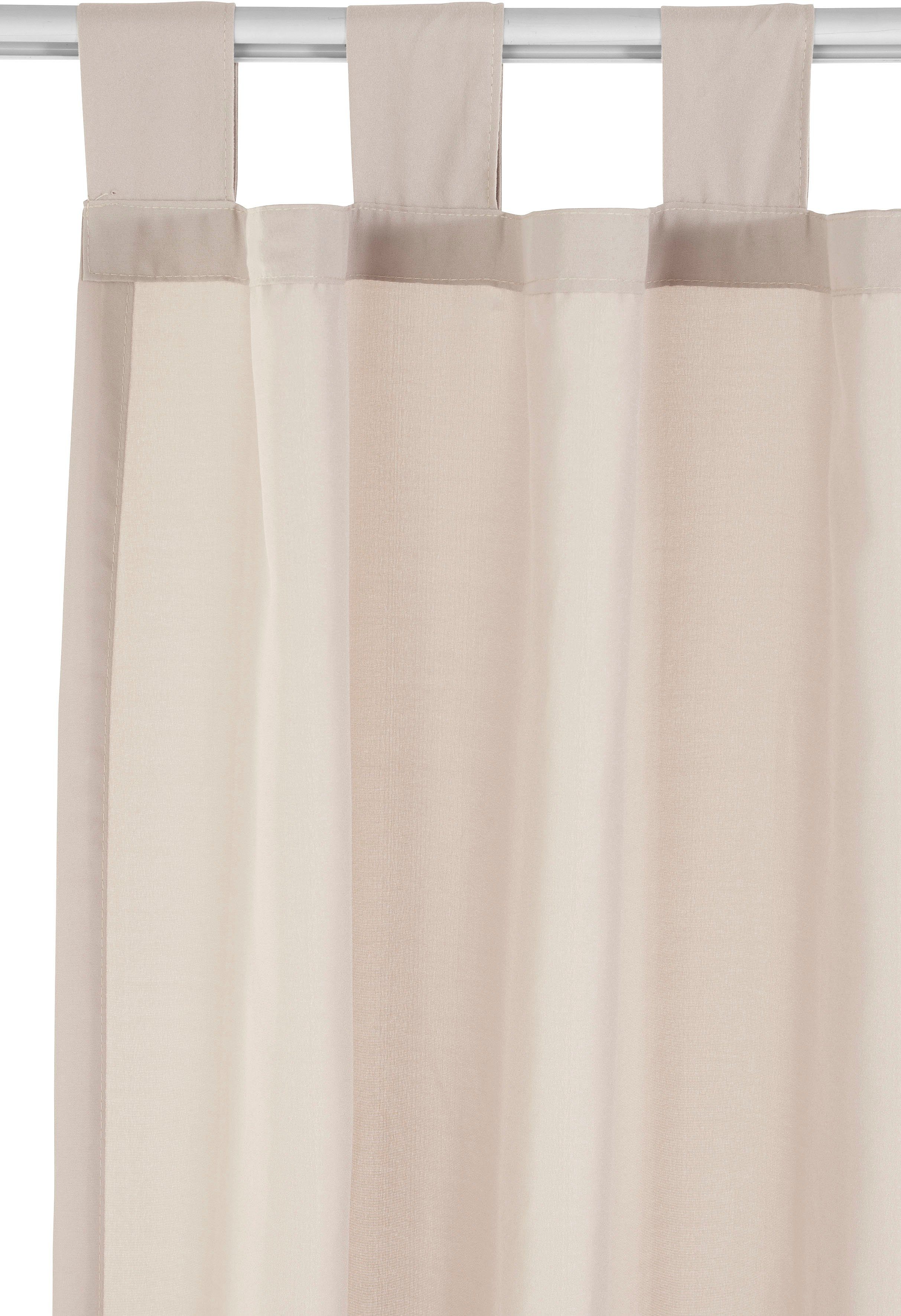 my home Gordijn Raja 2-pack, bestseller, effen, modern, onderhoudsvriendelijke microvezel (2 stuks)