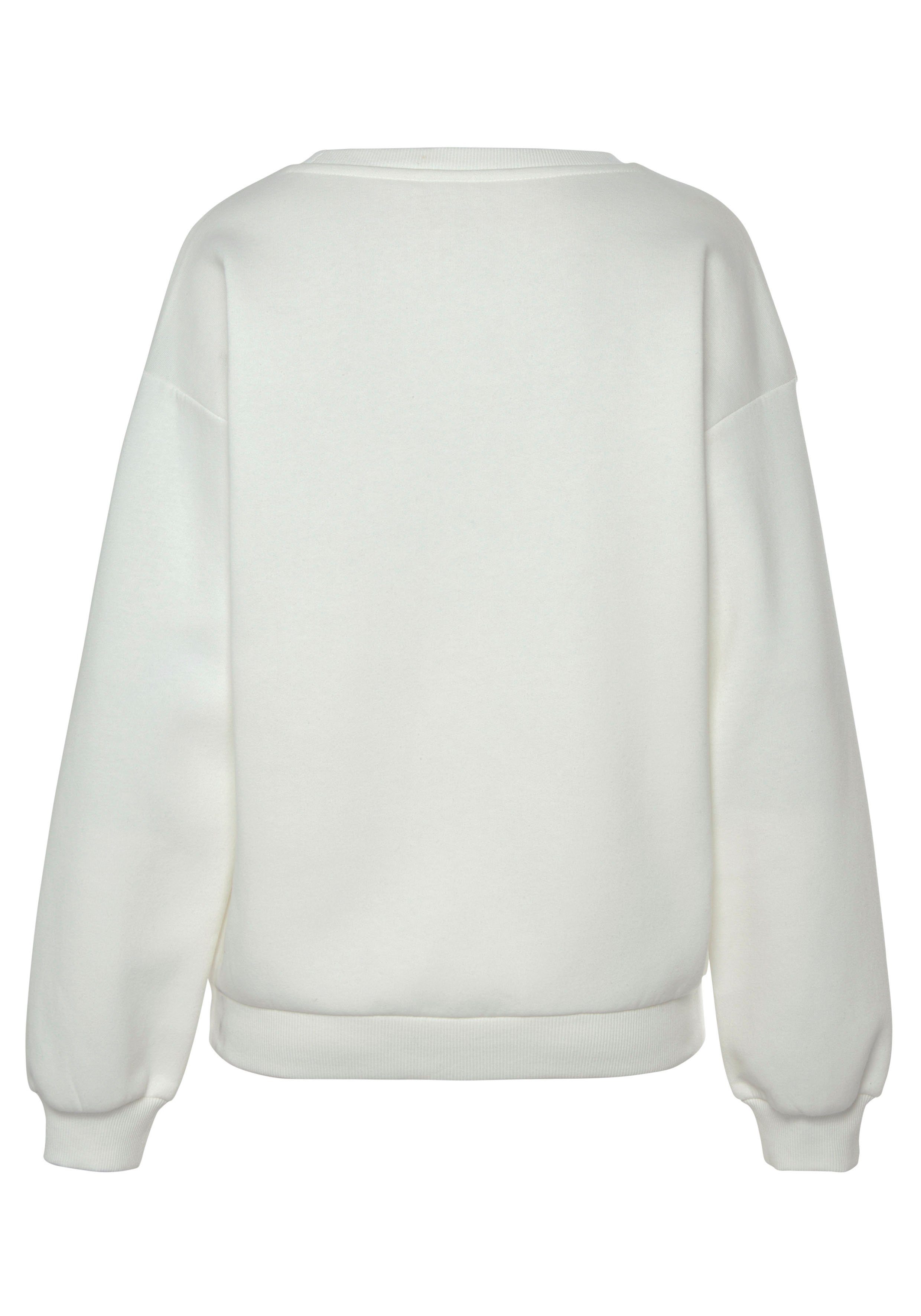 Lascana Sweatshirt -Pullover met wijde mouwen, loungewear