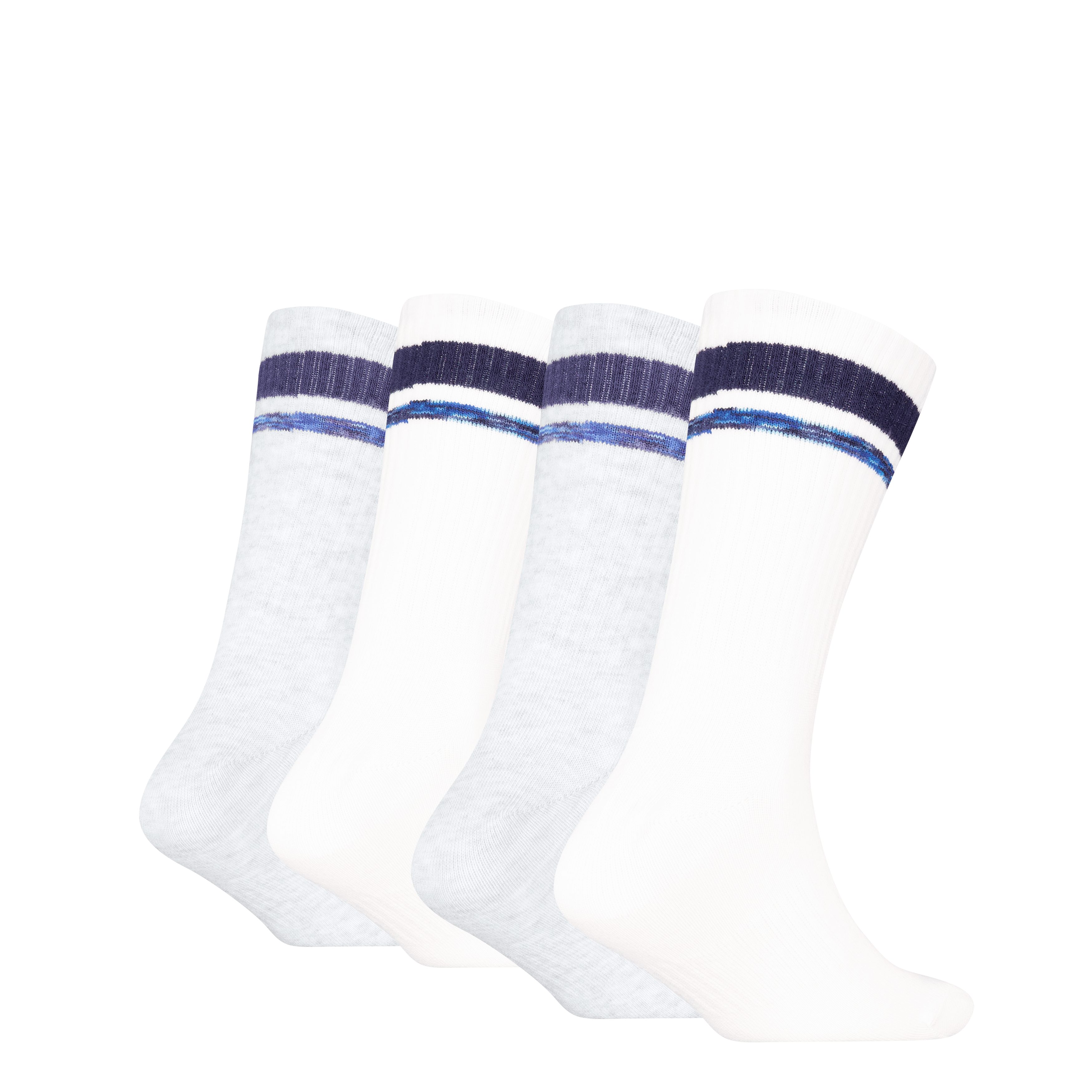 PUMA Sokken PUMA BOYS HERITAGE STRIPE CREW 4P ECOM (Set van 4)