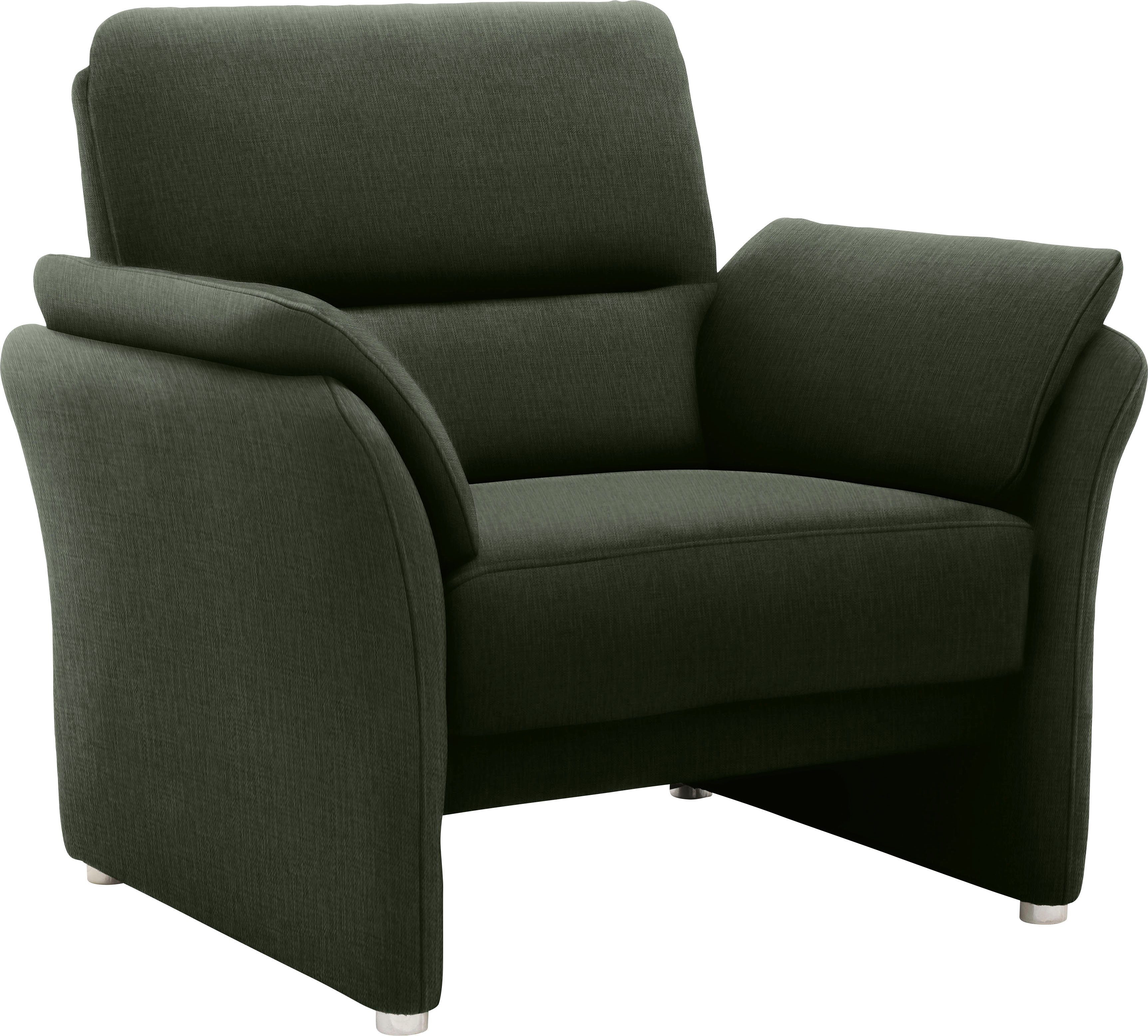 DOMO collection Fauteuil Pina elegante en tijdloze clubstoel, comfortabele cocktailsstoel