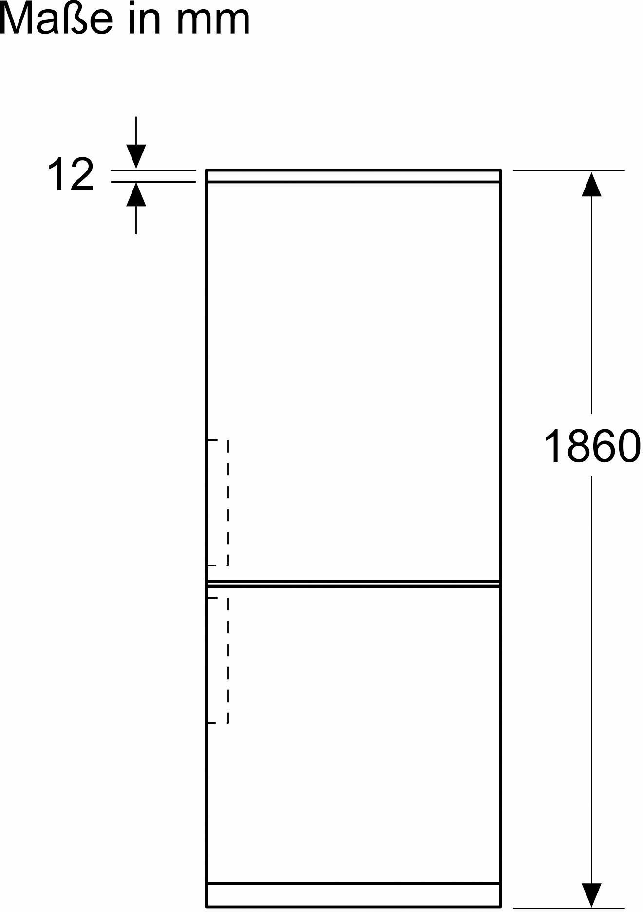 BOSCH Koel-vriescombinatie KGN36VICT
