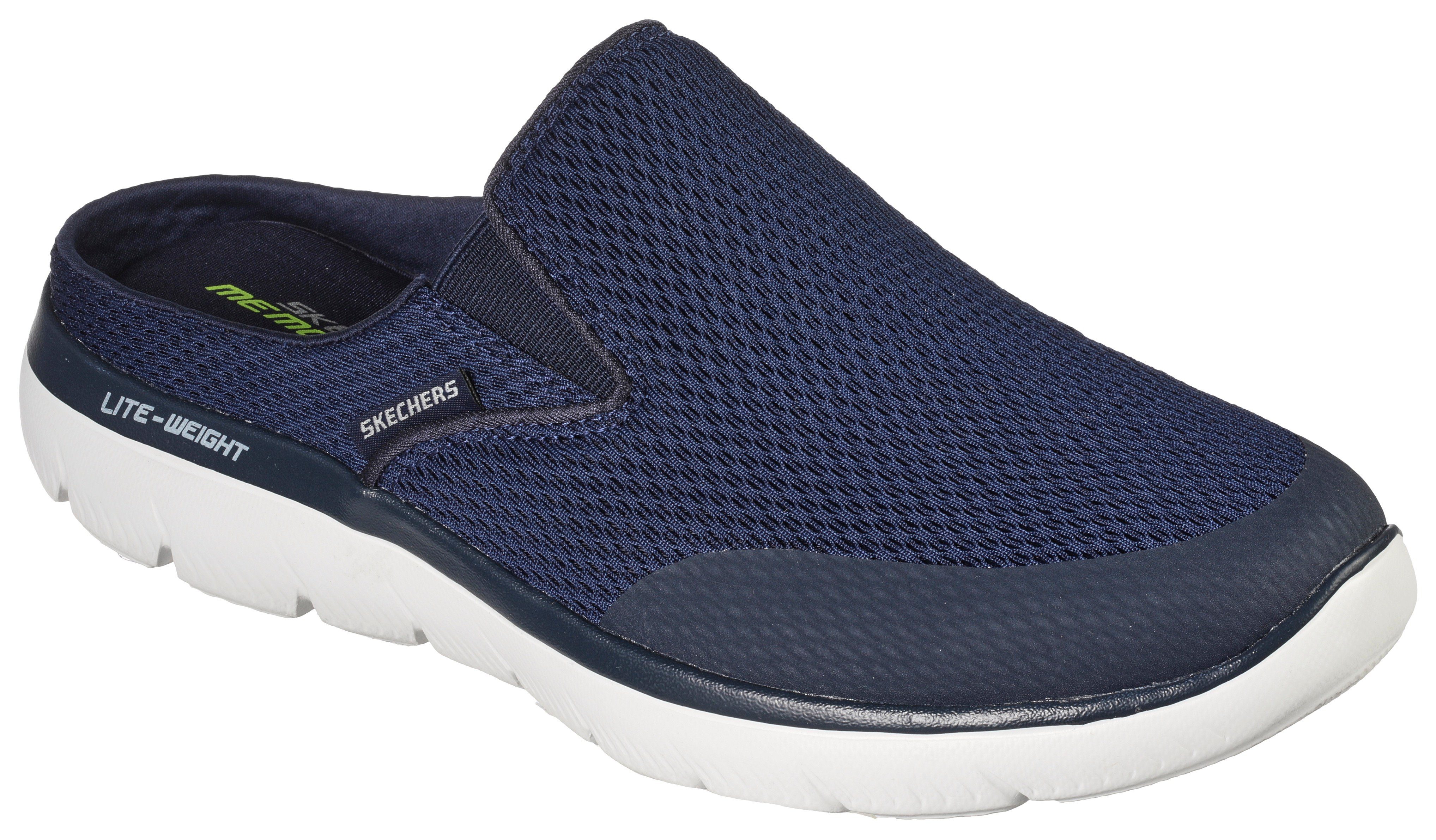 Skechers Clogs Summits zomerschoen, slippers, vakantie, in sportieve look heren clogs maat 42 EU blauw