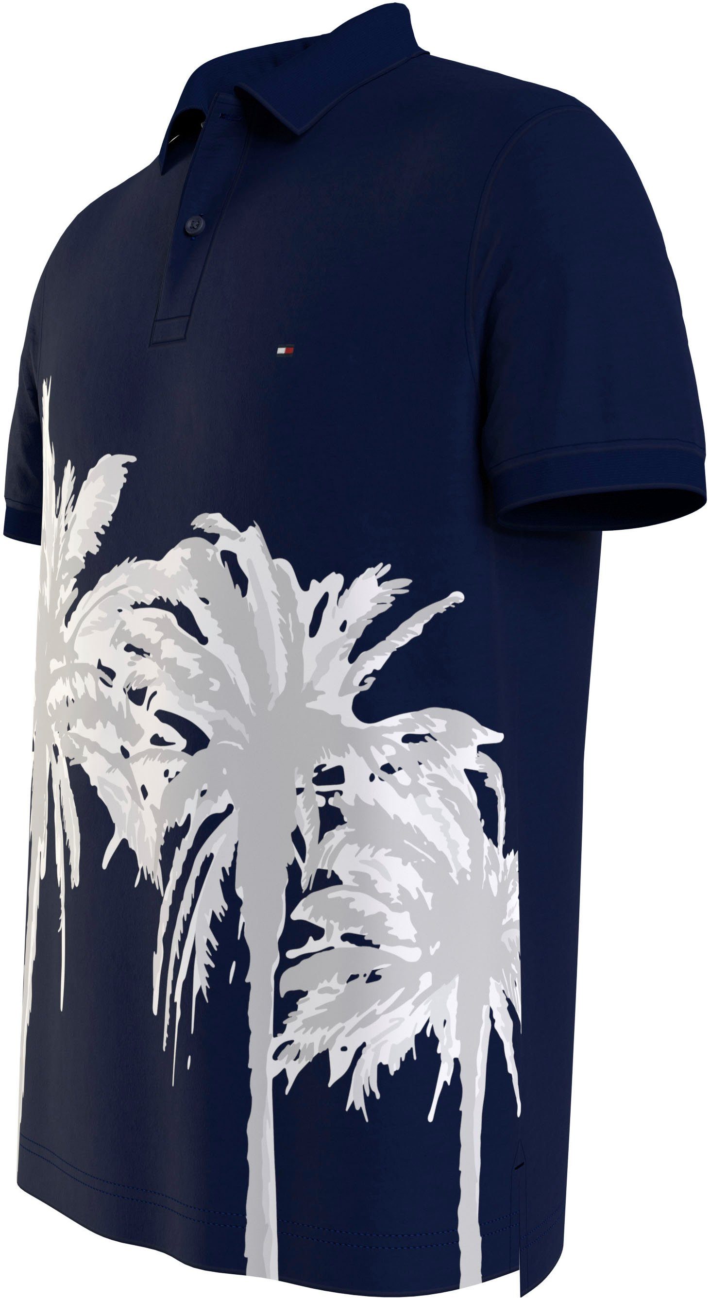 Tommy Hilfiger Poloshirt PALM PLACEMENT PRINT REG POLO