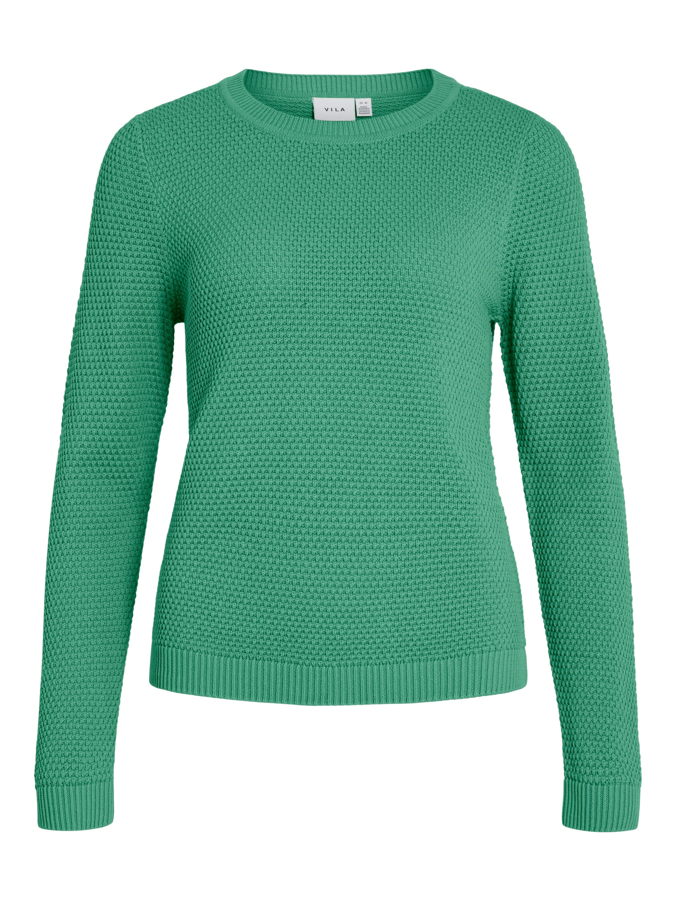 Vila Trui met ronde hals VIDALO O-NECK L/S KNIT TOP- NOOS