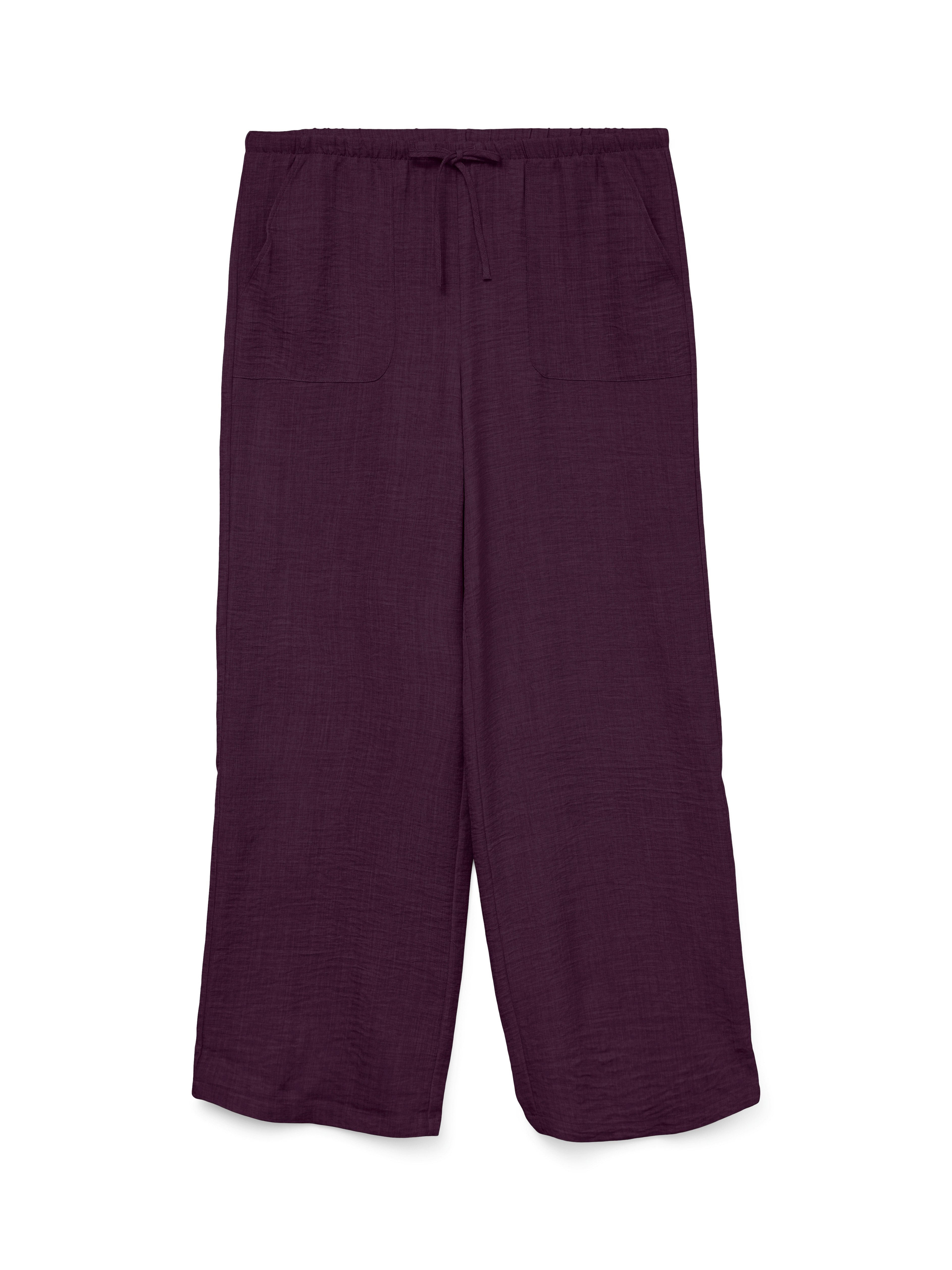 Vero Moda Comfortbroek VMMELANEY HW LOOSE PANT WVN GA NOOS