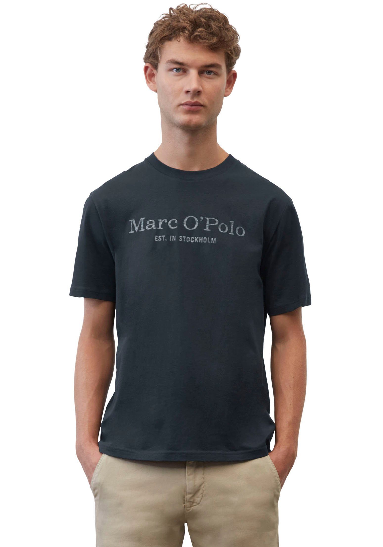 Marc O'Polo T-shirt klassiek logo t-shirt