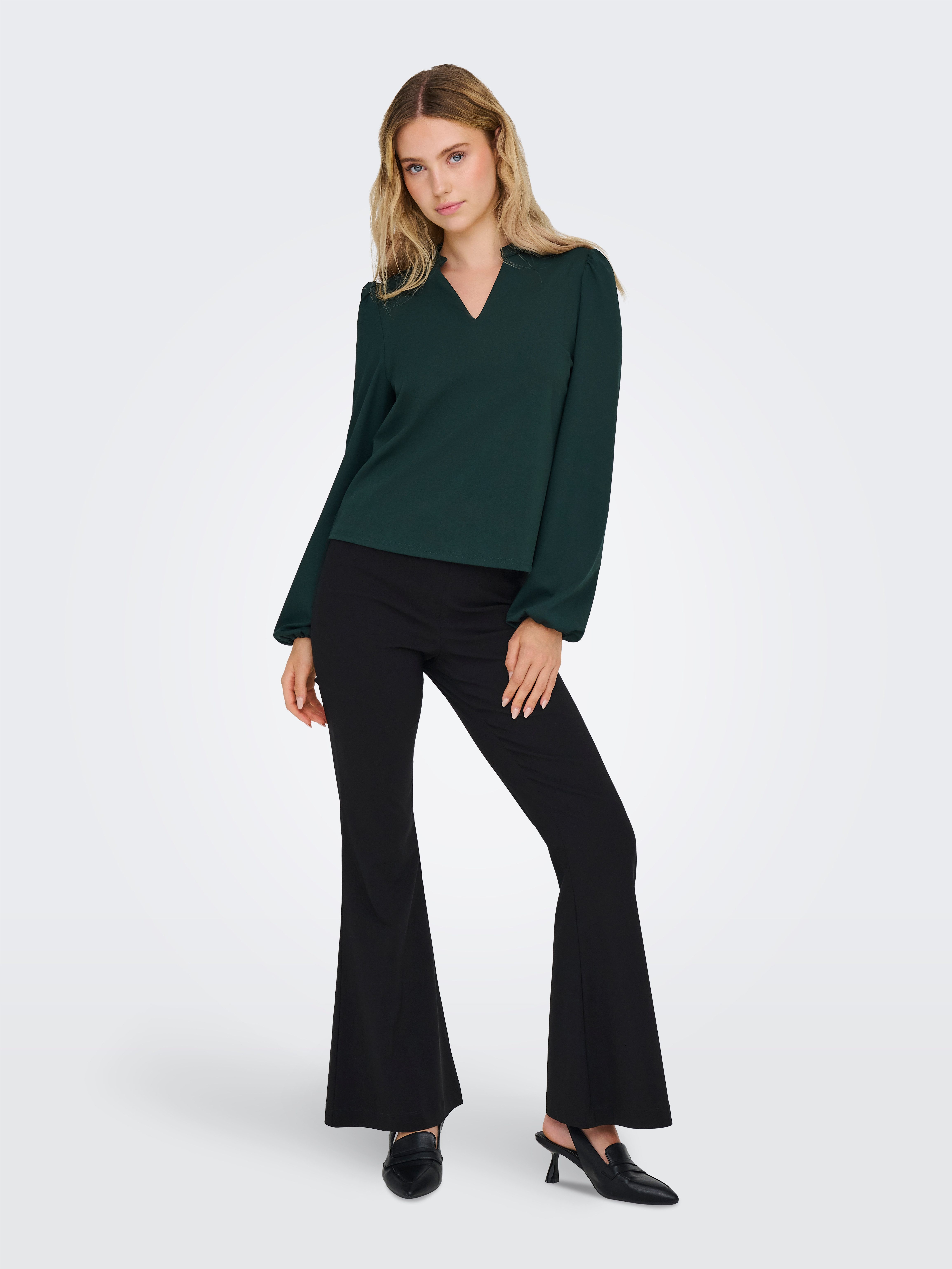 Only Legging met hoge taille ONLFIONA HW SUPER FLARED PANT JRS