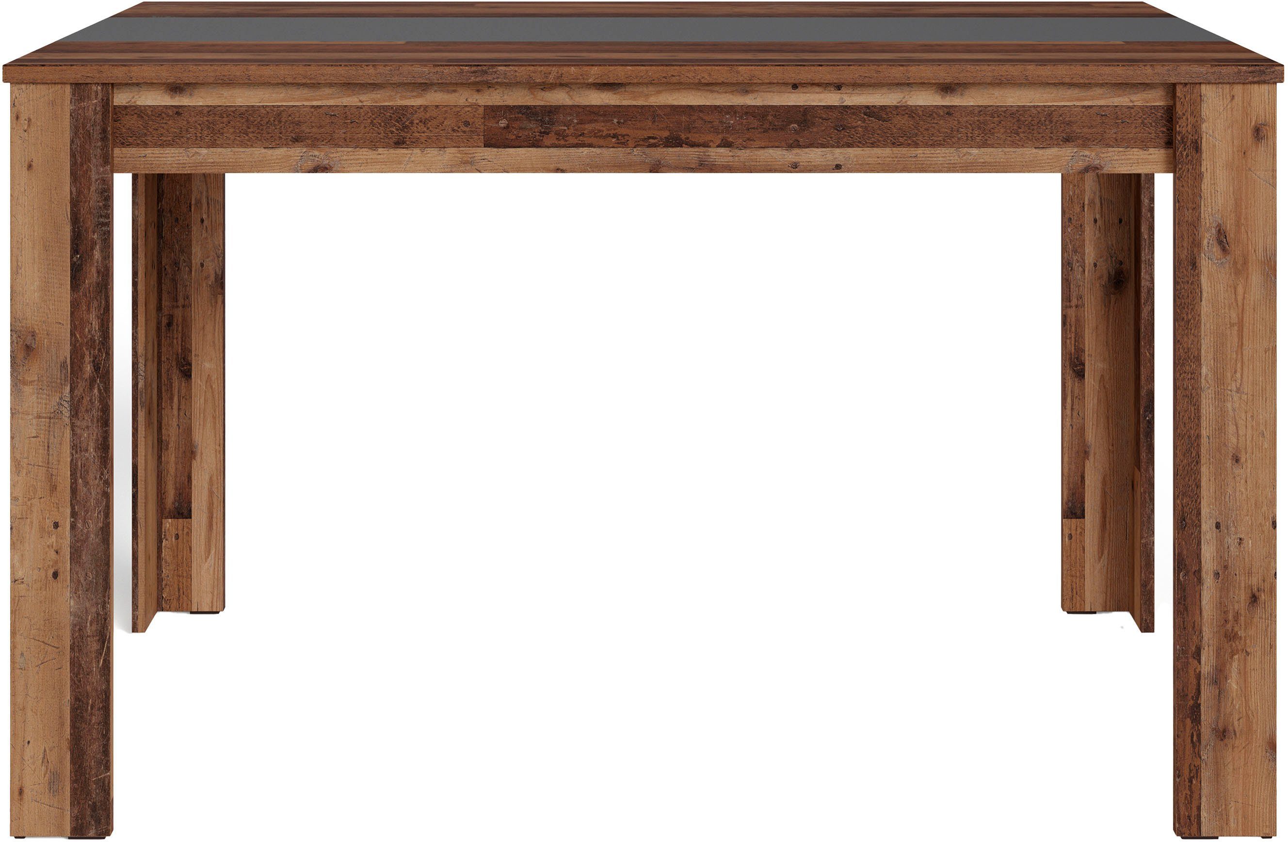 byLIVING Eettafel Nori Breedte 120, 140 of 160 cm, middelste blad keerbaar
