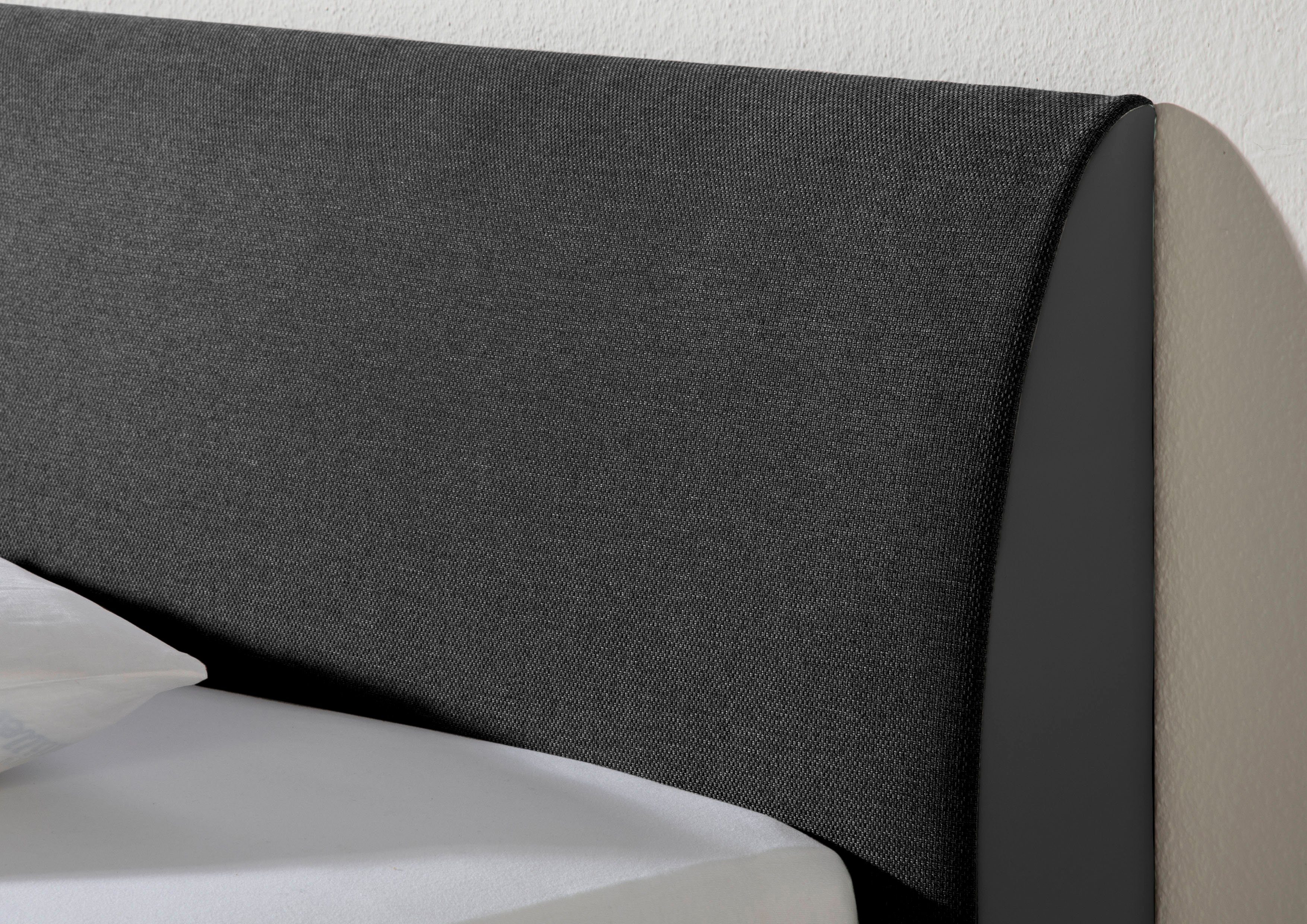 Maintal Gestoffeerd bed Makana met bedlade, ook beschikbaar in h4
