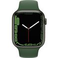 apple smartwatch watch series 7 gps + cellular, 45 mm groen