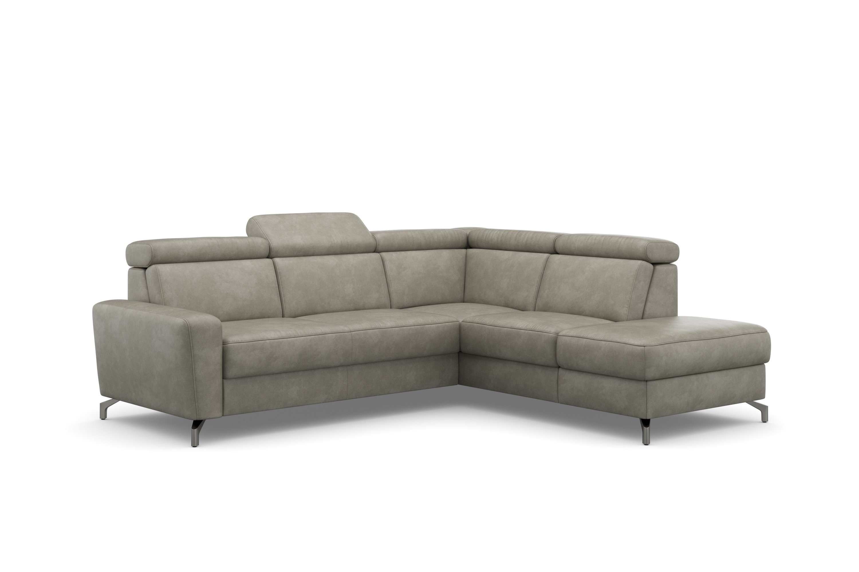 sit&more Hoekbank Scarlett L-vorm met verstelbare hoofdsteun, naar keuze met slaapfunctie, bedkist