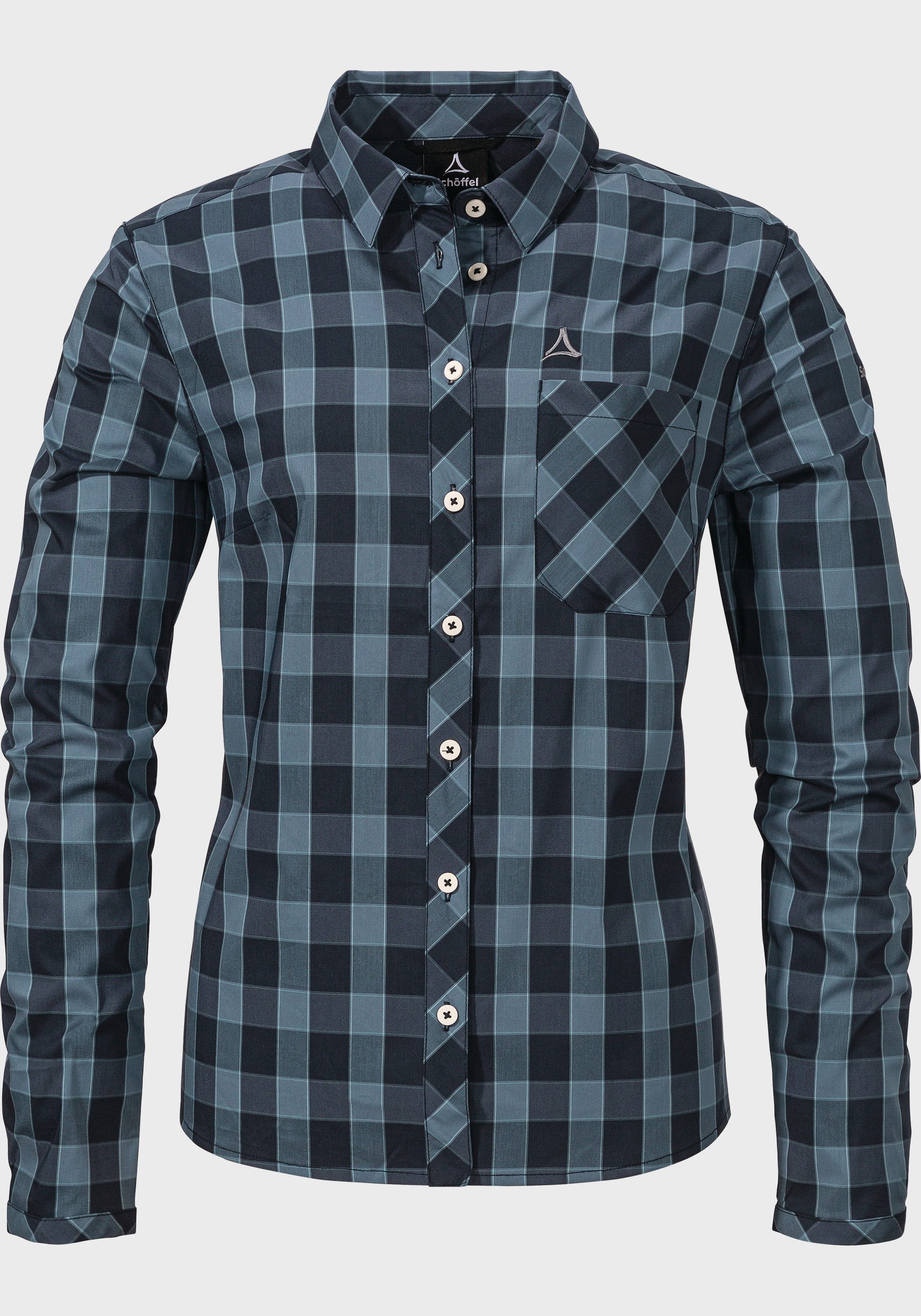 Schöffel Outdoorblouse Blouse Silba L dames blouses maat 38 blauw