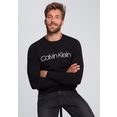 calvin klein sweatshirt cotton logo sweatshirt zwart