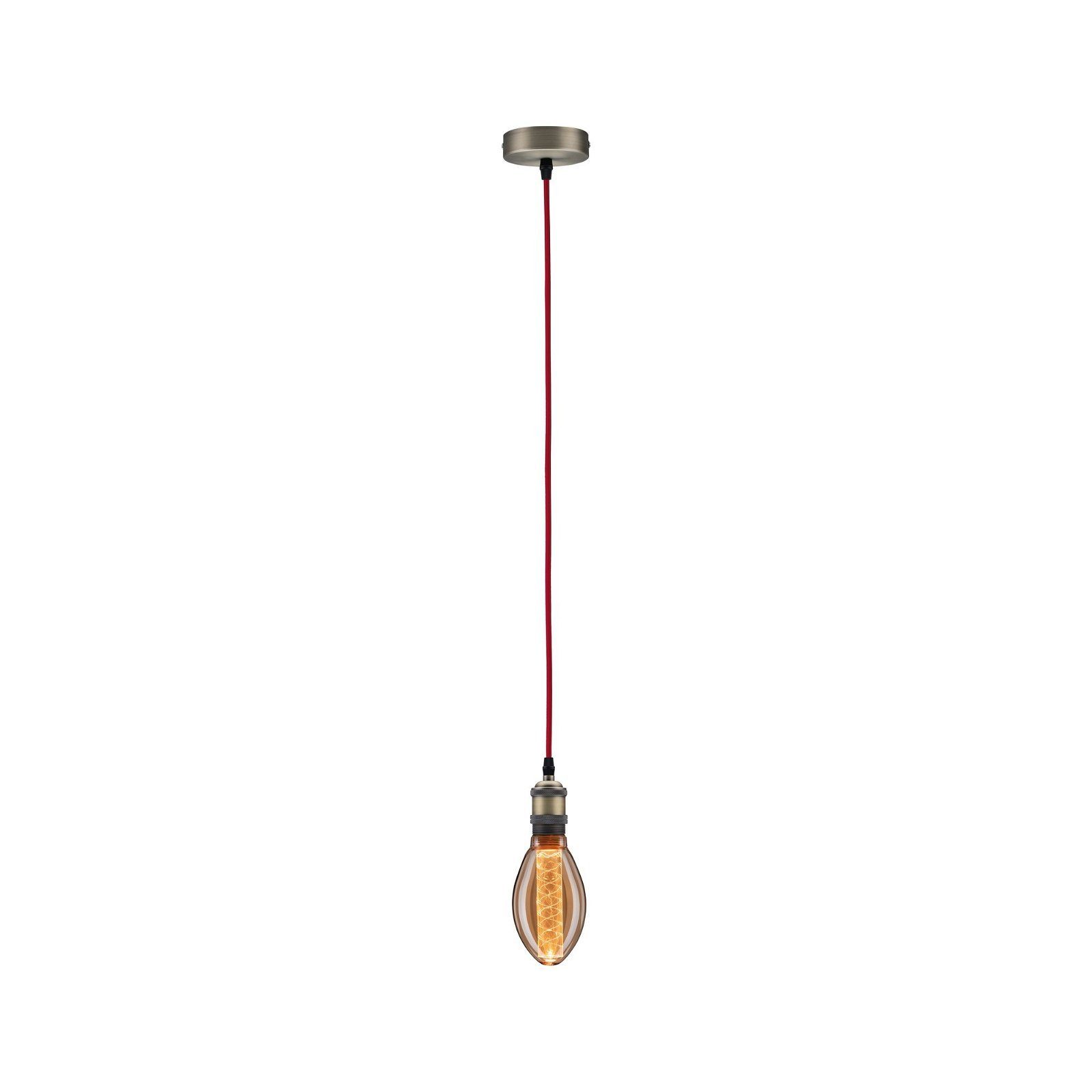 Paulmann Hanglamp Neordic Eldar max. 1x60W Geborsteld nikkel 230V Metaal (1 stuk)