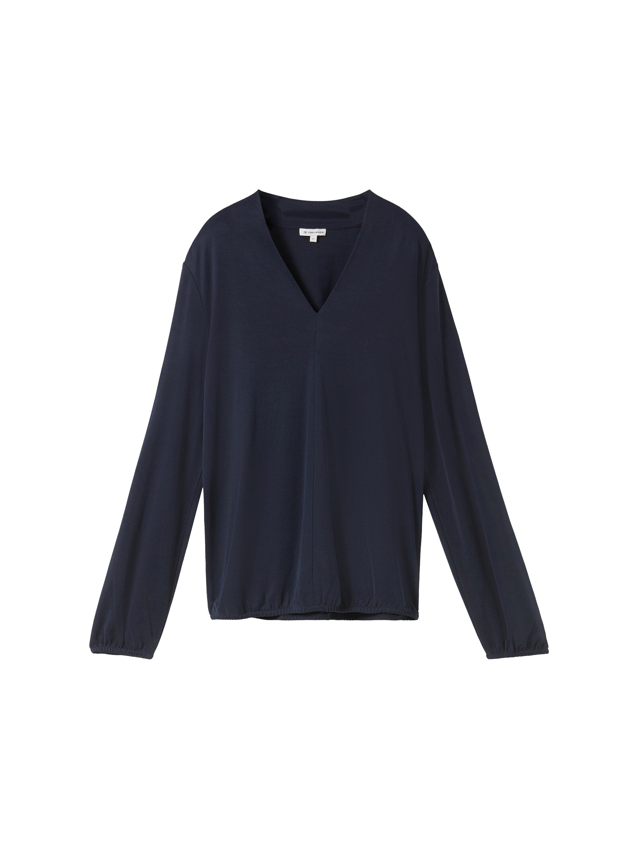 Tom Tailor Shirt met lange mouwen met v-hals