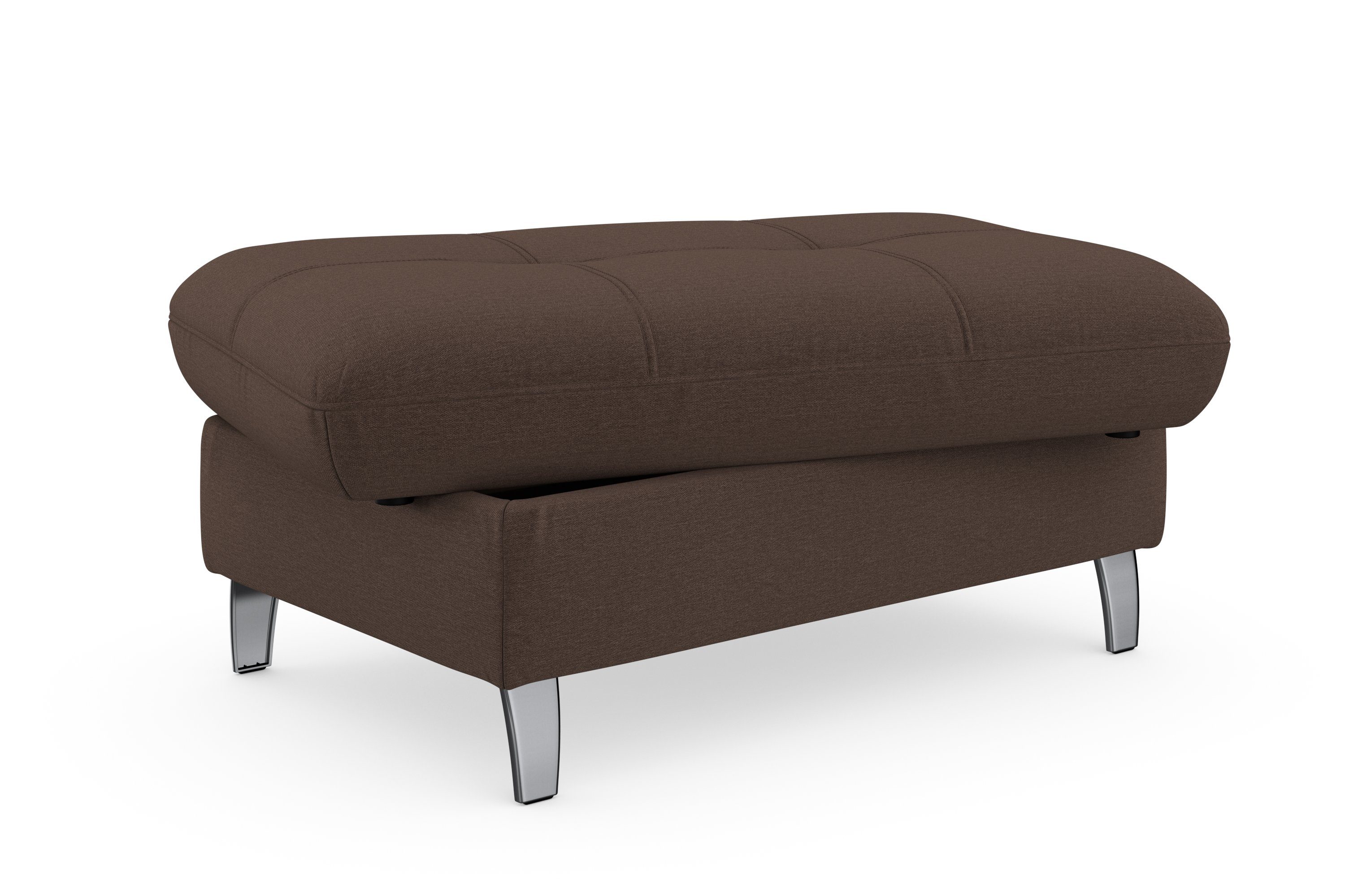 sit&more Hocker met bergruimte Maggiore met bergruimte en moderne metalen poten