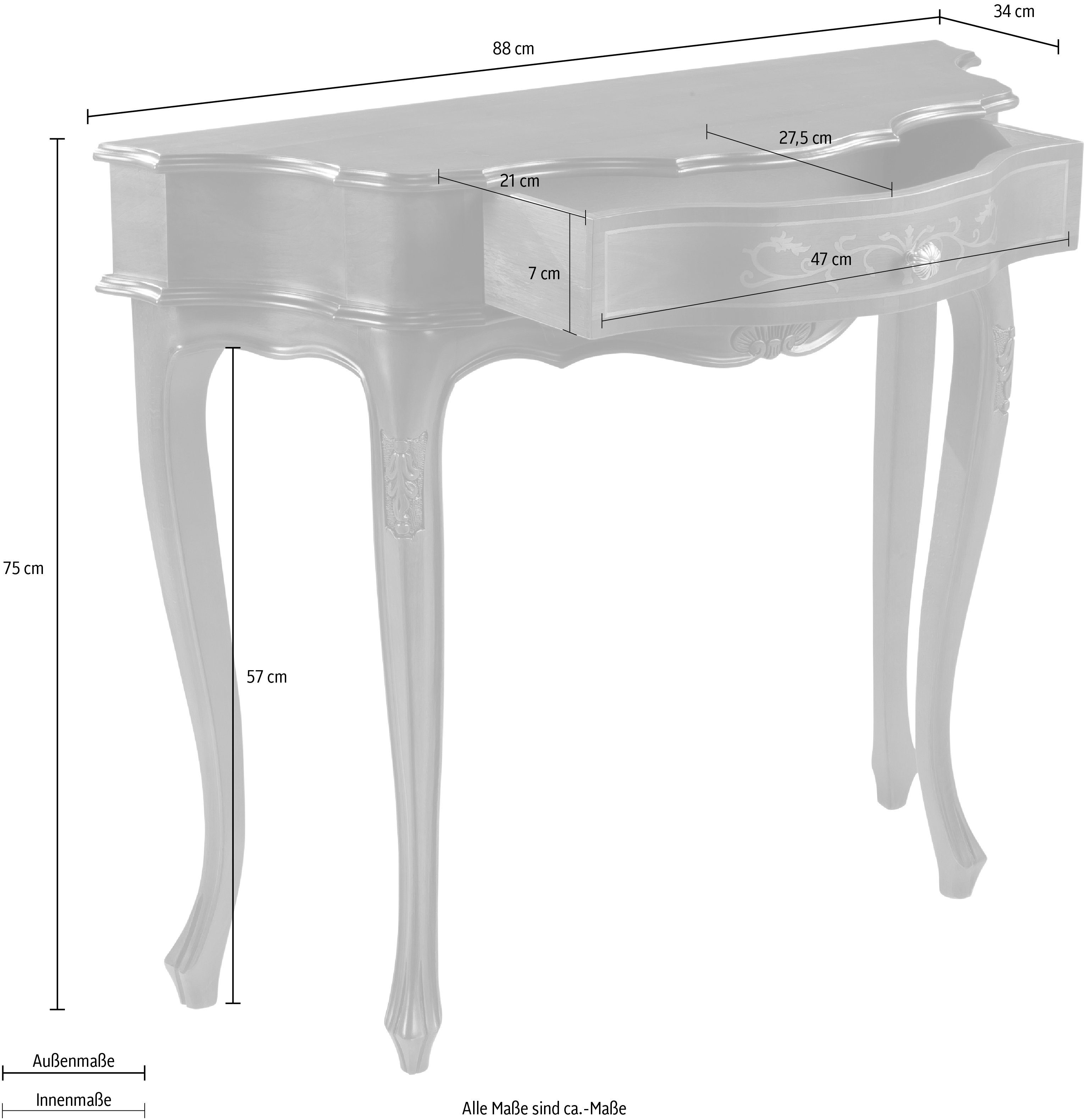 Home affaire Console Mare Breedte 88 cm