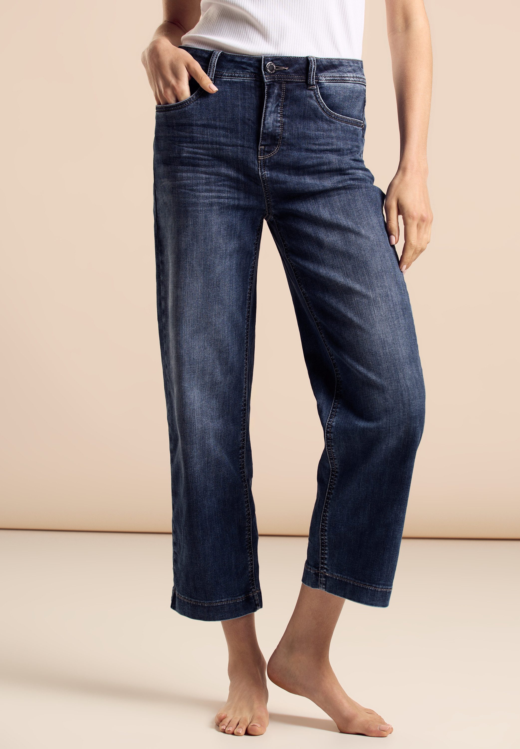 STREET ONE Straight jeans in five-pocketsstijl