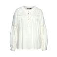 ltb blouse zonder sluiting jokire met veel kleine details voor een bijzondere look wit